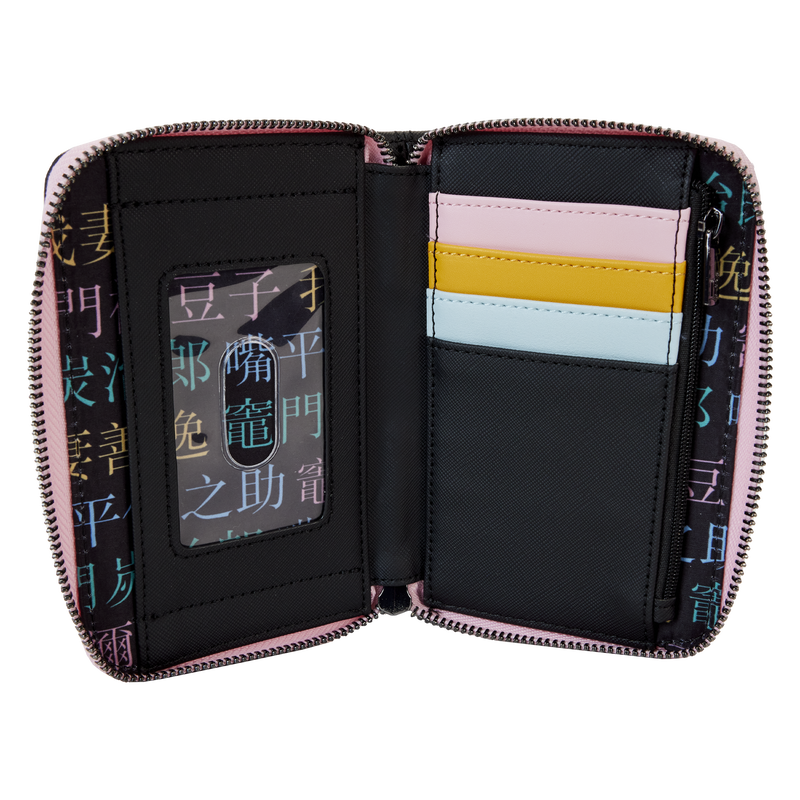 Loungefly Zip Around Wallet Featuring Demon Slayer Heroes Group Design