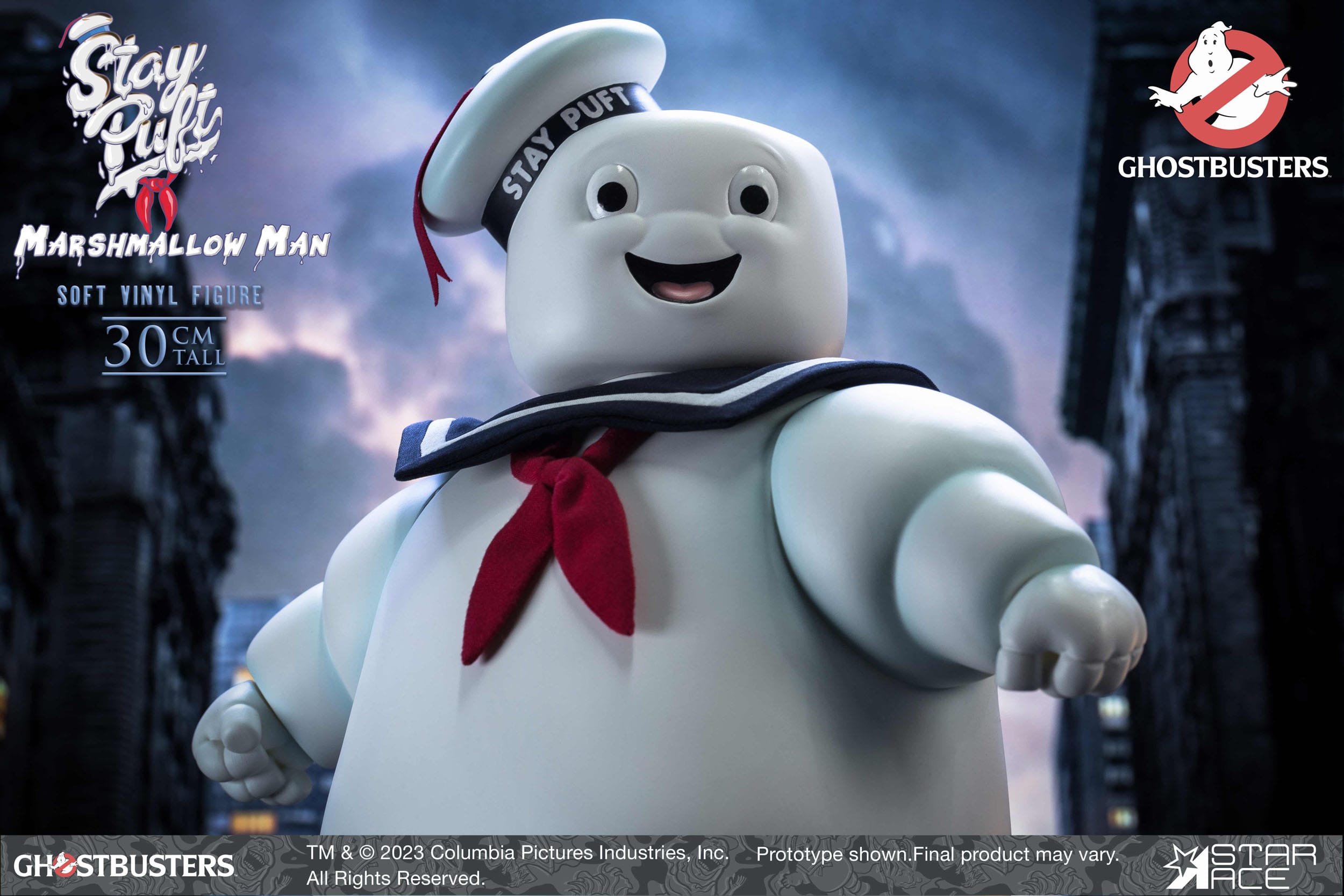 Deluxe Edition Soft Vinyl Collectible Statue of Ghostbusters' Stay Puft Marshmallow Man