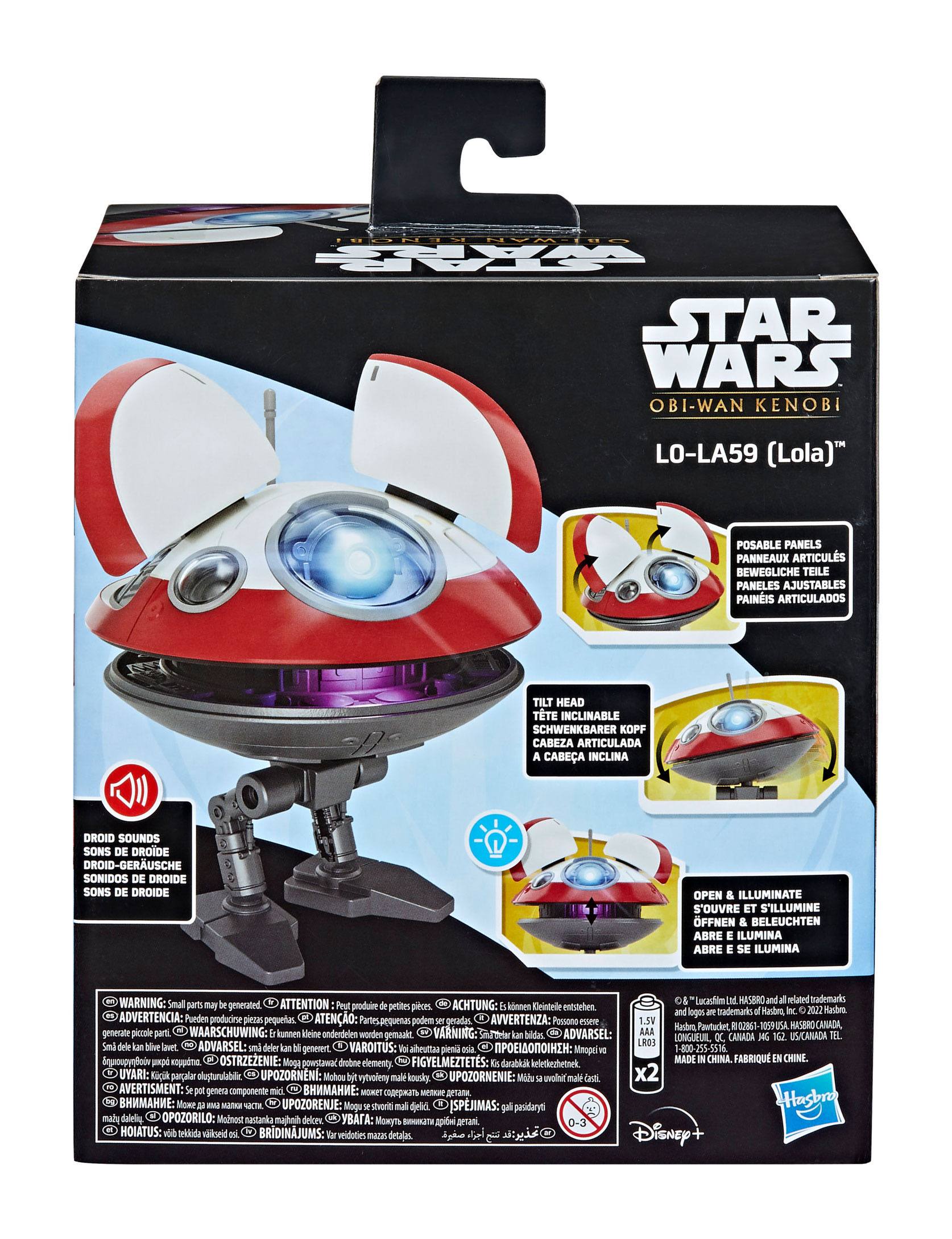 Hasbro 13 cm Star Wars Obi - Wan Kenobi Inspired Electronic Droid Figure LO - LA59 (Lola)