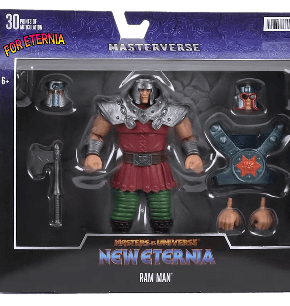 New Eternia Deluxe 7-Inch Masters of the Universe Masterverse Ram Man Action Figure