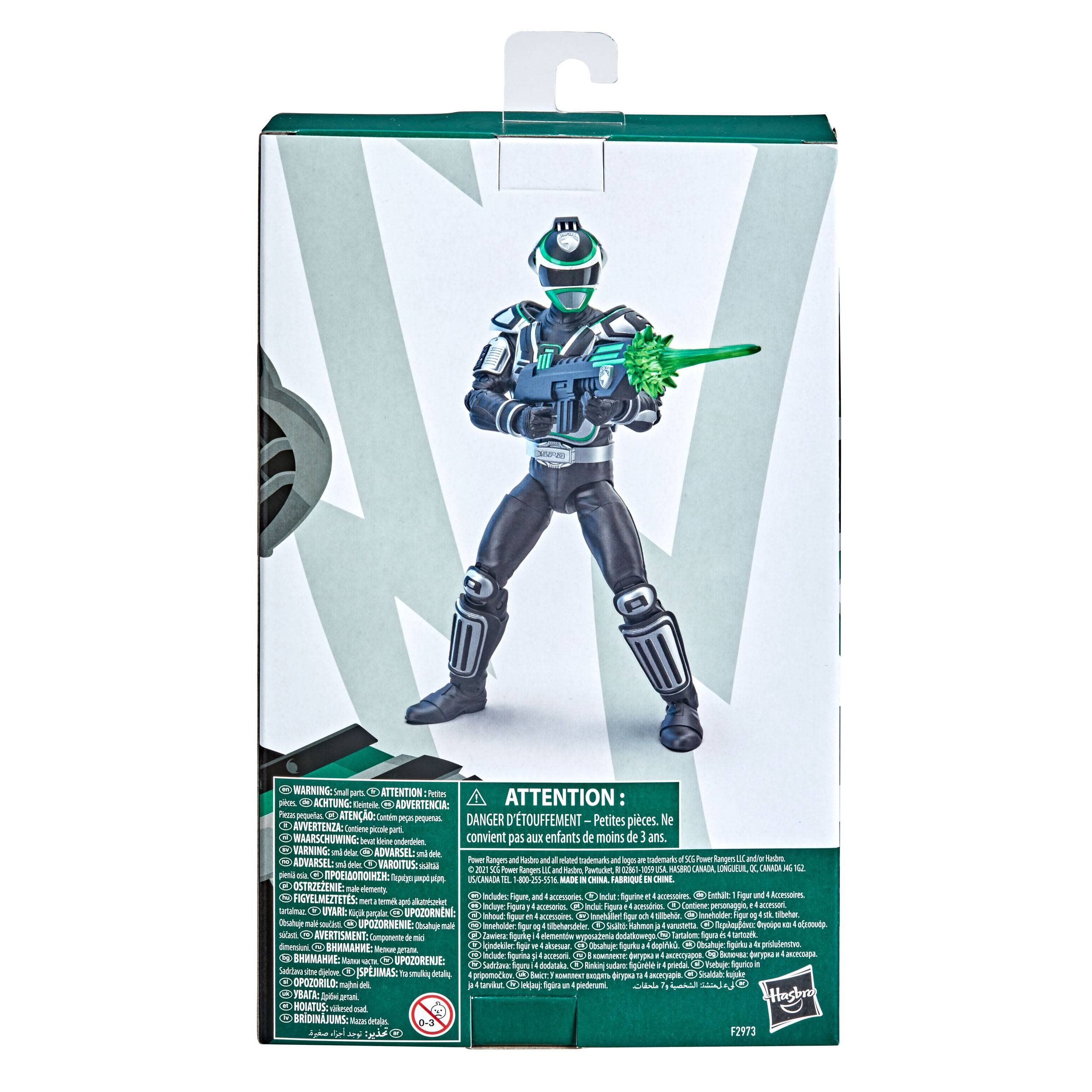 Hasbro's High - Quality Power Rangers Lightning Collection S.P.D. A - Squad Green Ranger Collectible Action Figure