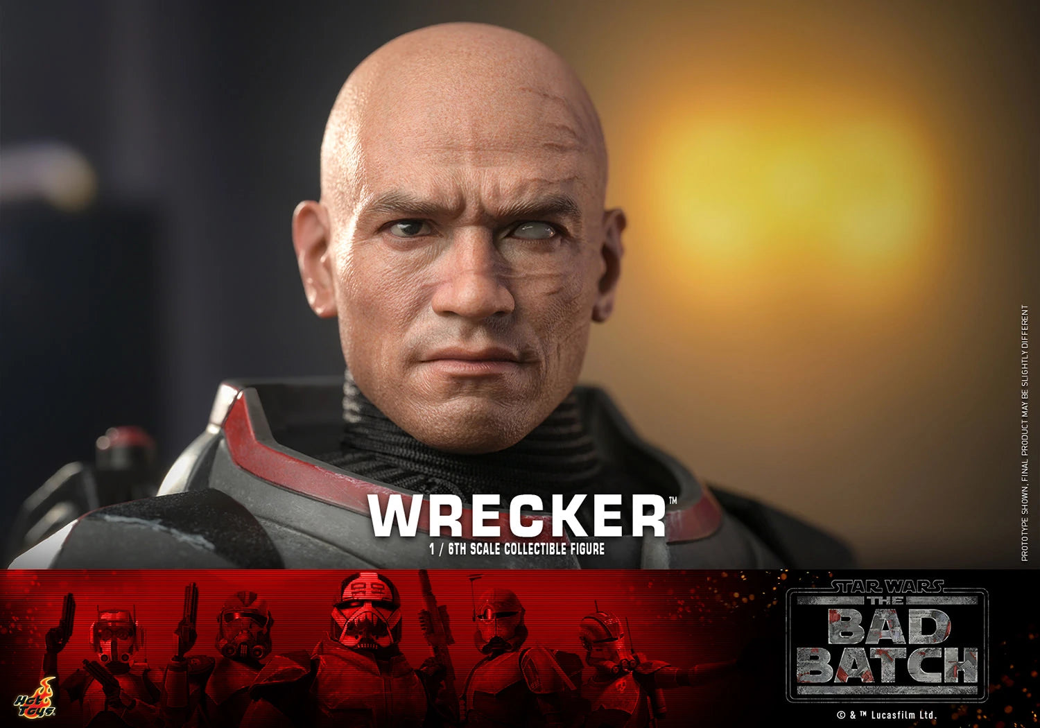 Hot Toys 1/6th Scale Star Wars The Bad Batch Wrecker Collectible Figure