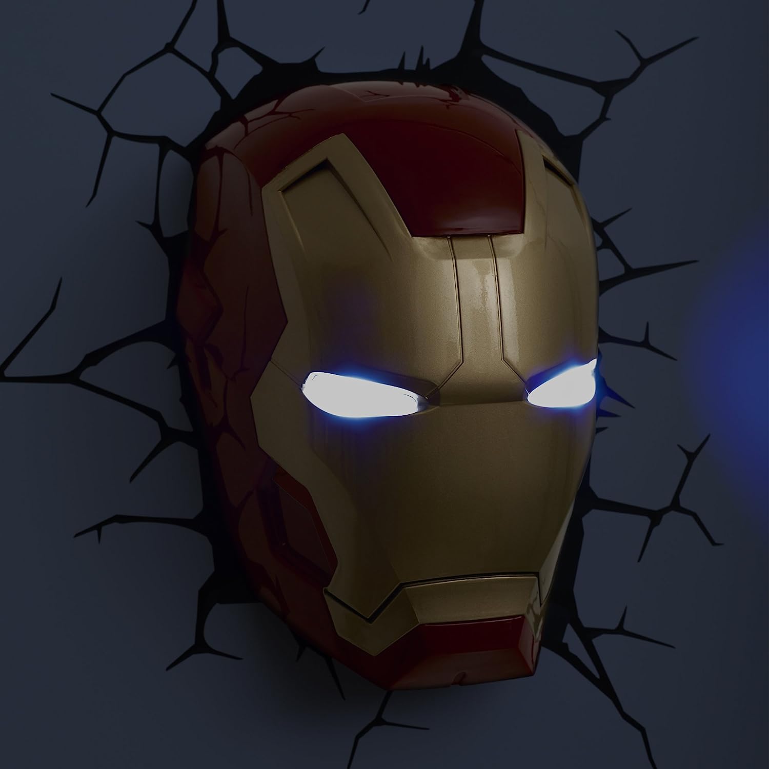 3D Wall - Mounted Marvel Iron Man Decorative LED Light