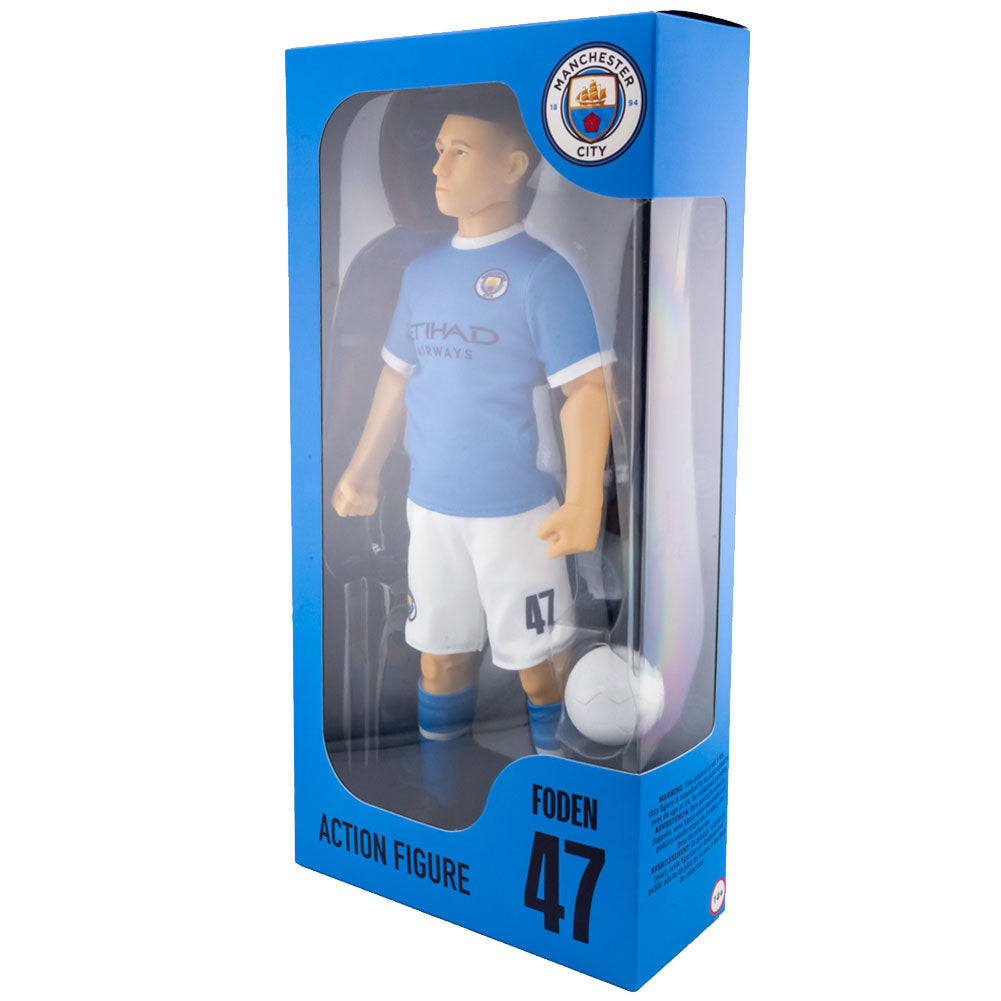 High - Quality Manchester City FC Phil Foden Collectible Action Figure for Football Fans