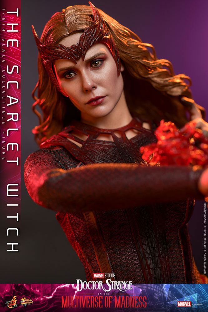 Hot Toys 1:6 Scale Elizabeth Olsen as Scarlet Witch from Doctor Strange in Multiverse of Madness