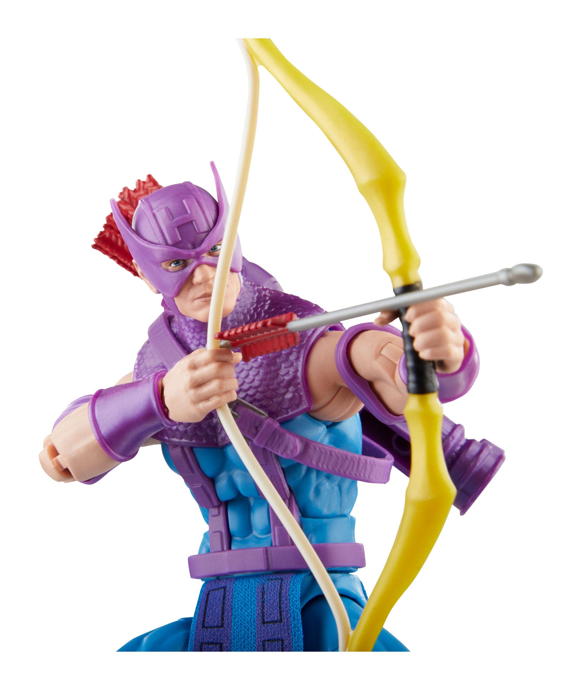 Hasbro's 6 - inch Marvel Legends Series Hawkeye with Sky - Cycle Collectible