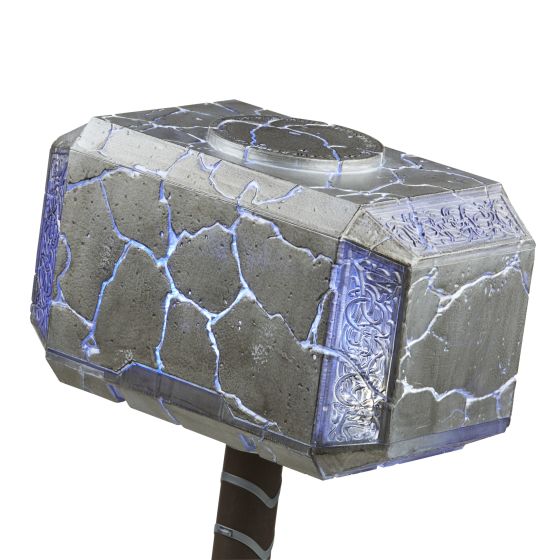 Marvel Legends Series Authentic Electronic Replica of Mighty Thor's Iconic Mjolnir Hammer