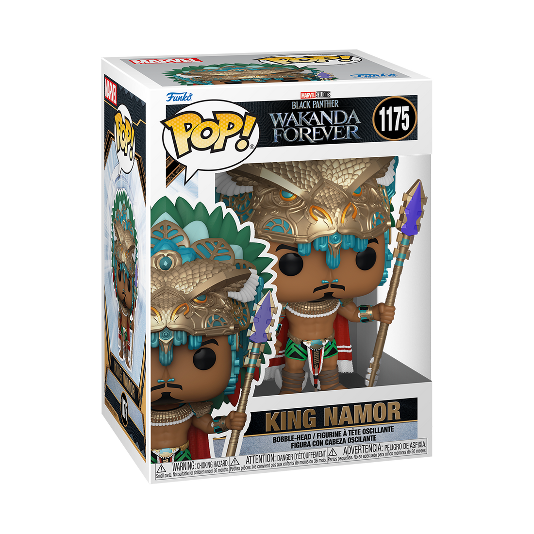 Collectible Marvel Black Panther Wakanda Forever King Namor Funko Pop Vinyl