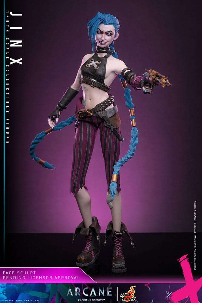 Hot Toys Collectible 1/6th Scale Figure of Arcane Jinx from League of Legends