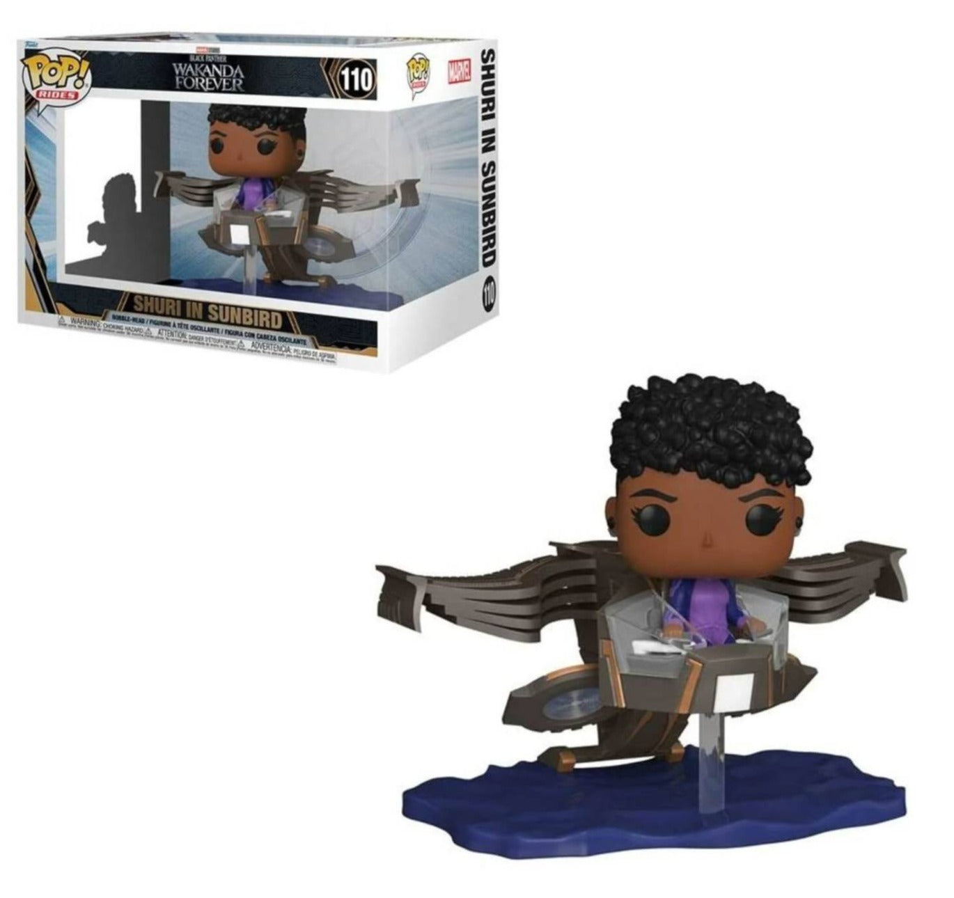 Marvel Black Panther: Wakanda Forever - Shuri on Sun Bird Funko Pop! Vinyl Ride Collectible