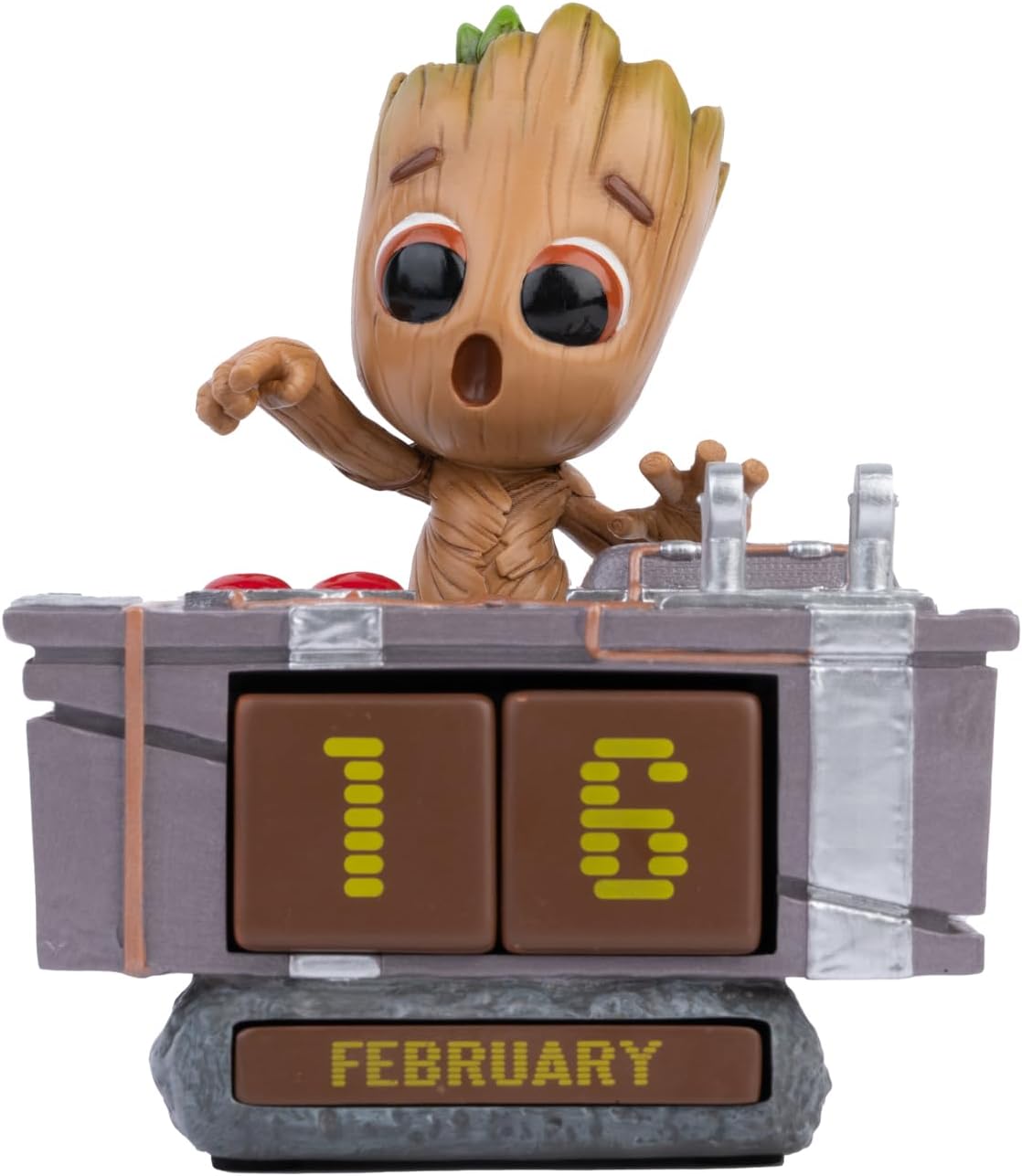 Marvel's Guardians of the Galaxy - Baby Groot Themed Perpetual Desk Calendar for Office and Home Decoration