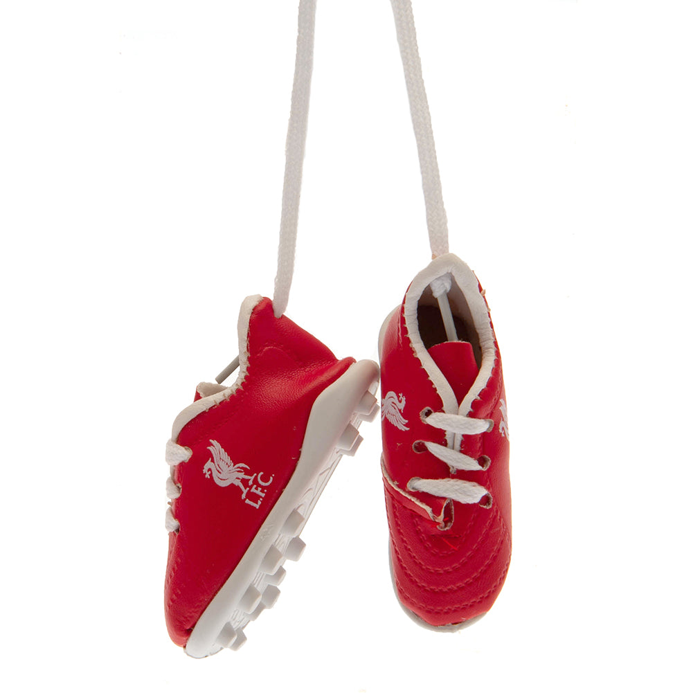 Authentic Liverpool FC Miniature Red and White Football Playing Boots