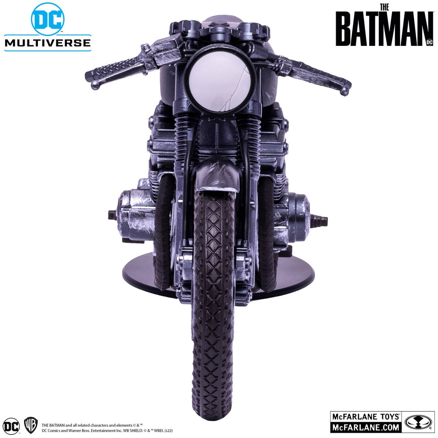 McFarlane DC Multiverse Collectible The Batman Themed Drifter Motorcycle Toy Vehicle