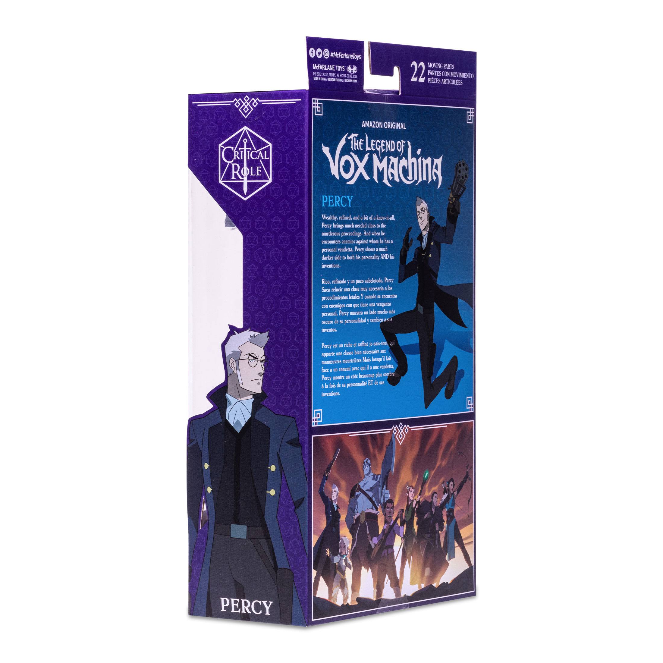 McFarlane 7-Inch Scale Critical Role Vox Machina Percy Action Figure