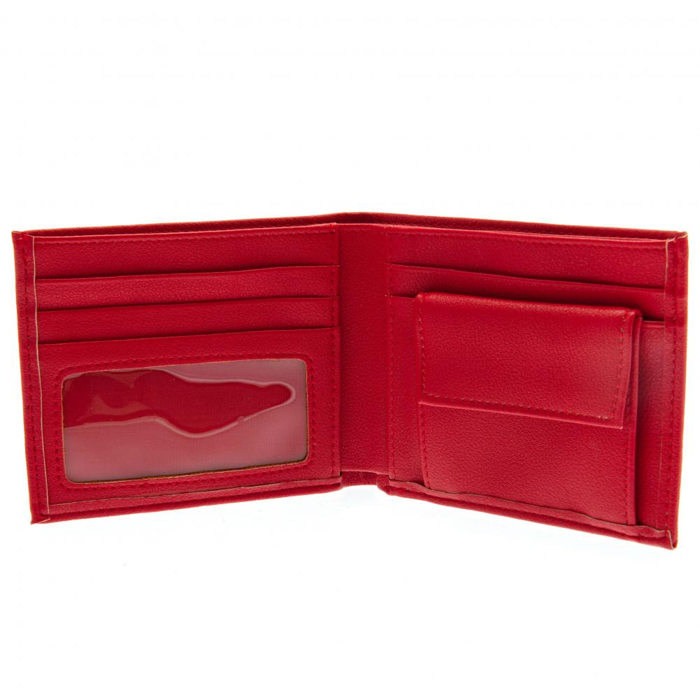 Authentic Liverpool FC Anfield-themed Red PU Leather Wallet for Fans