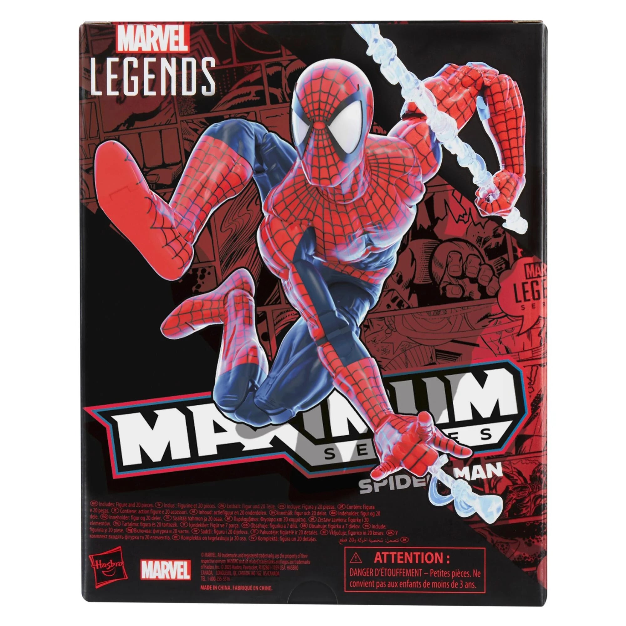 Imported Hasbro Marvel Legends Maximum Series 15 cm Scale Spider - Man 6 Action Figure for Collectors