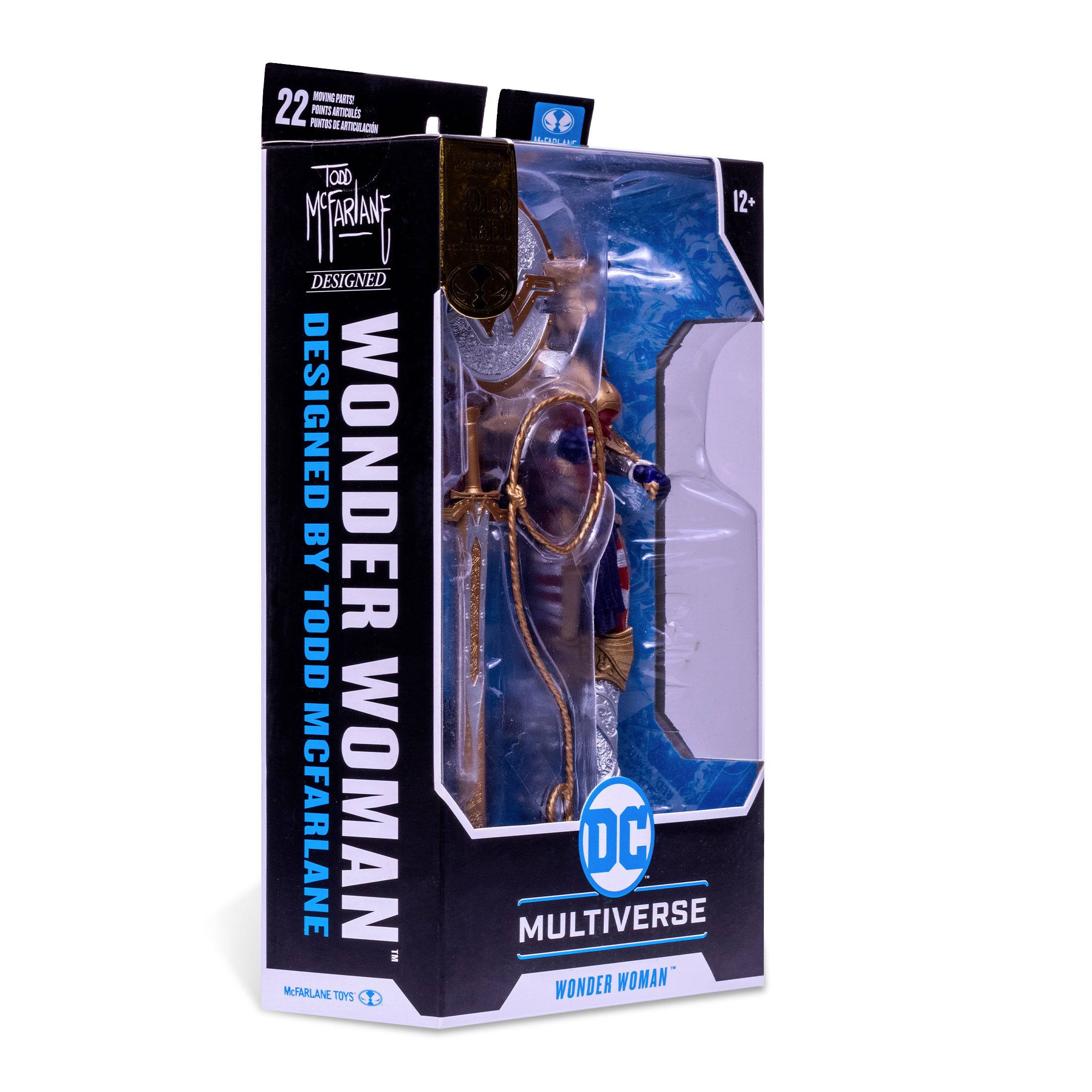 McFarlane Gold Label DC Multiverse Action Figure - Wonder Woman, Artistically Designed by Todd McFarlane