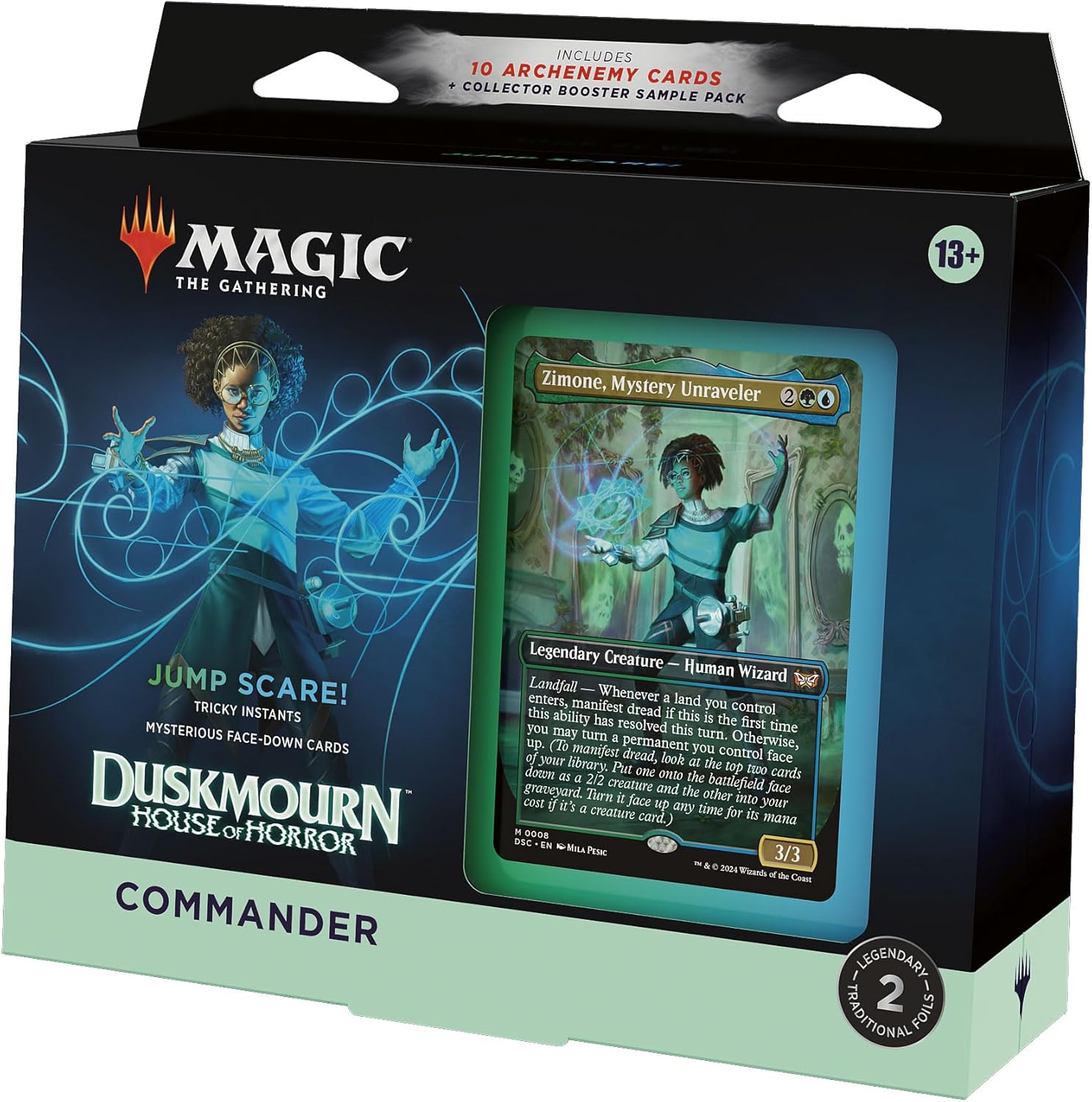 Magic: The Gathering Duskmourn House of Horror - Spooky Jump Scare Commander Deck