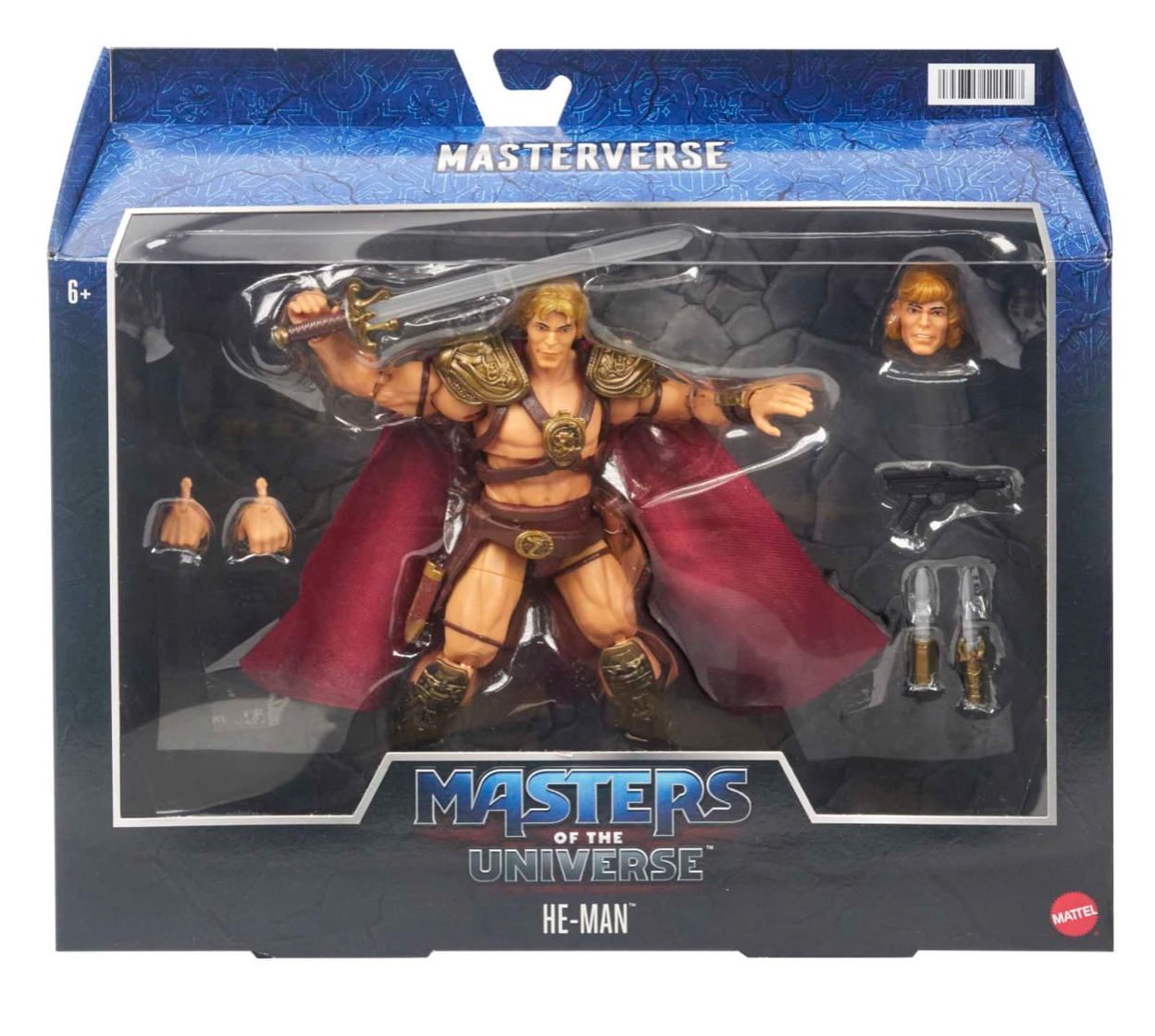 Deluxe He-Man Action Figure from the Masters of the Universe Masterverse Inspired by the 1987 Movie