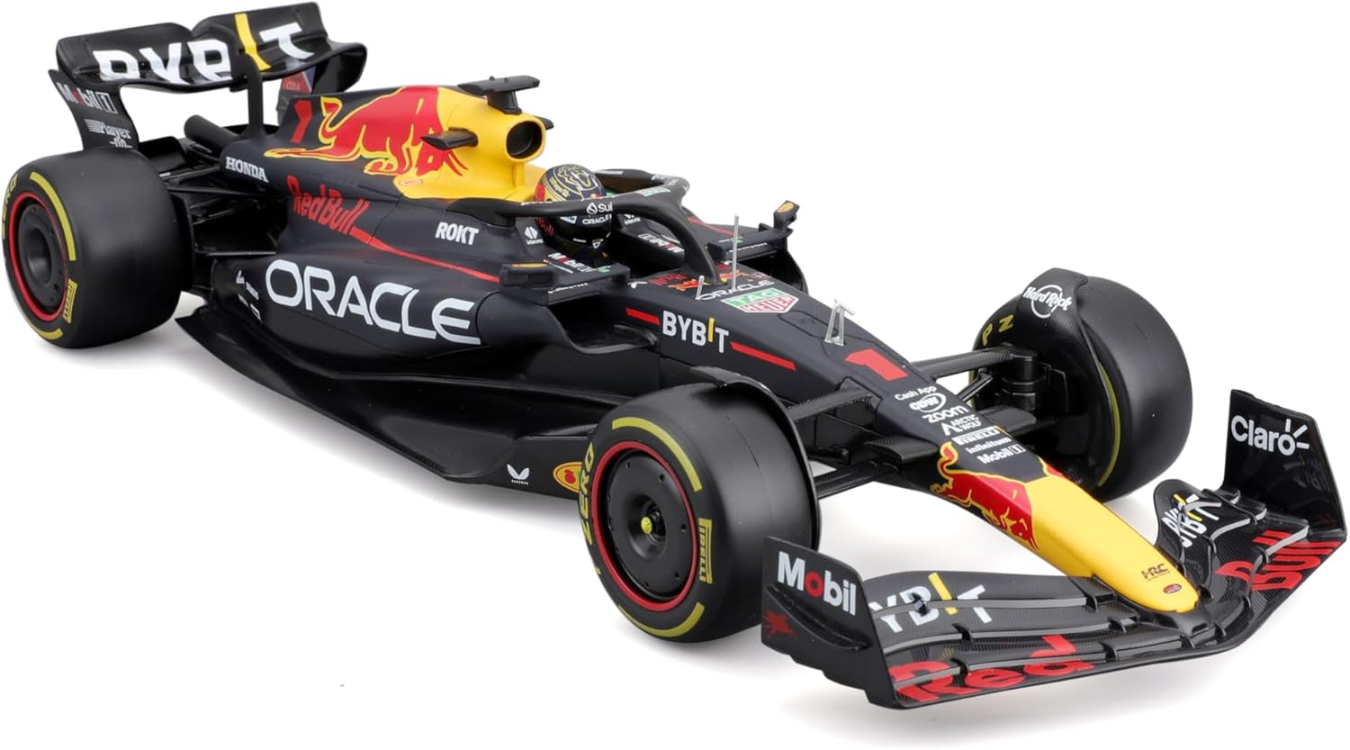 1:18 Scale Official Diecast Model of Formula 1 Red Bull Racing RB19 Driven by Max Verstappen with Helmet