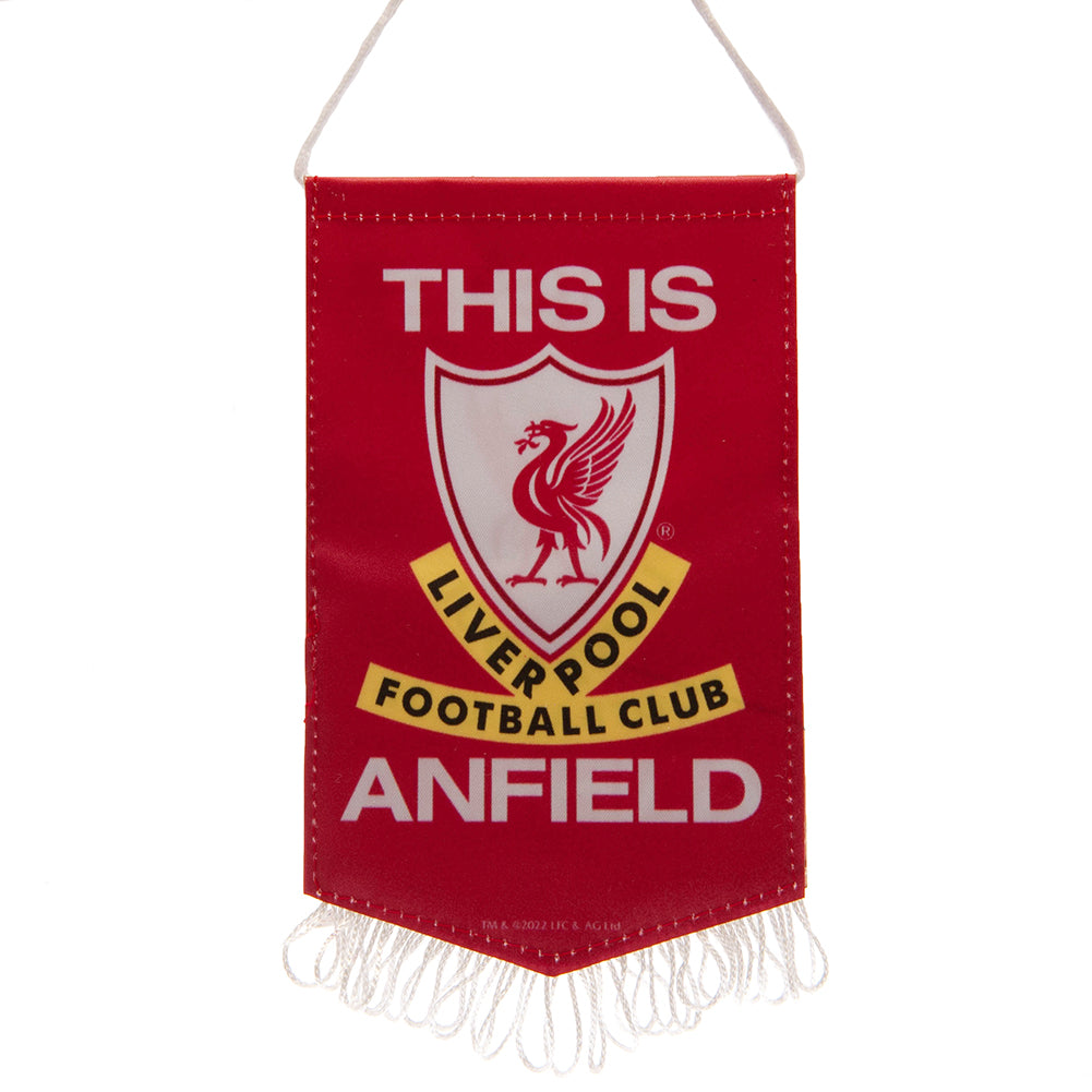 Mini Liverpool Football Club This Is Anfield Design Pennant for Decoration