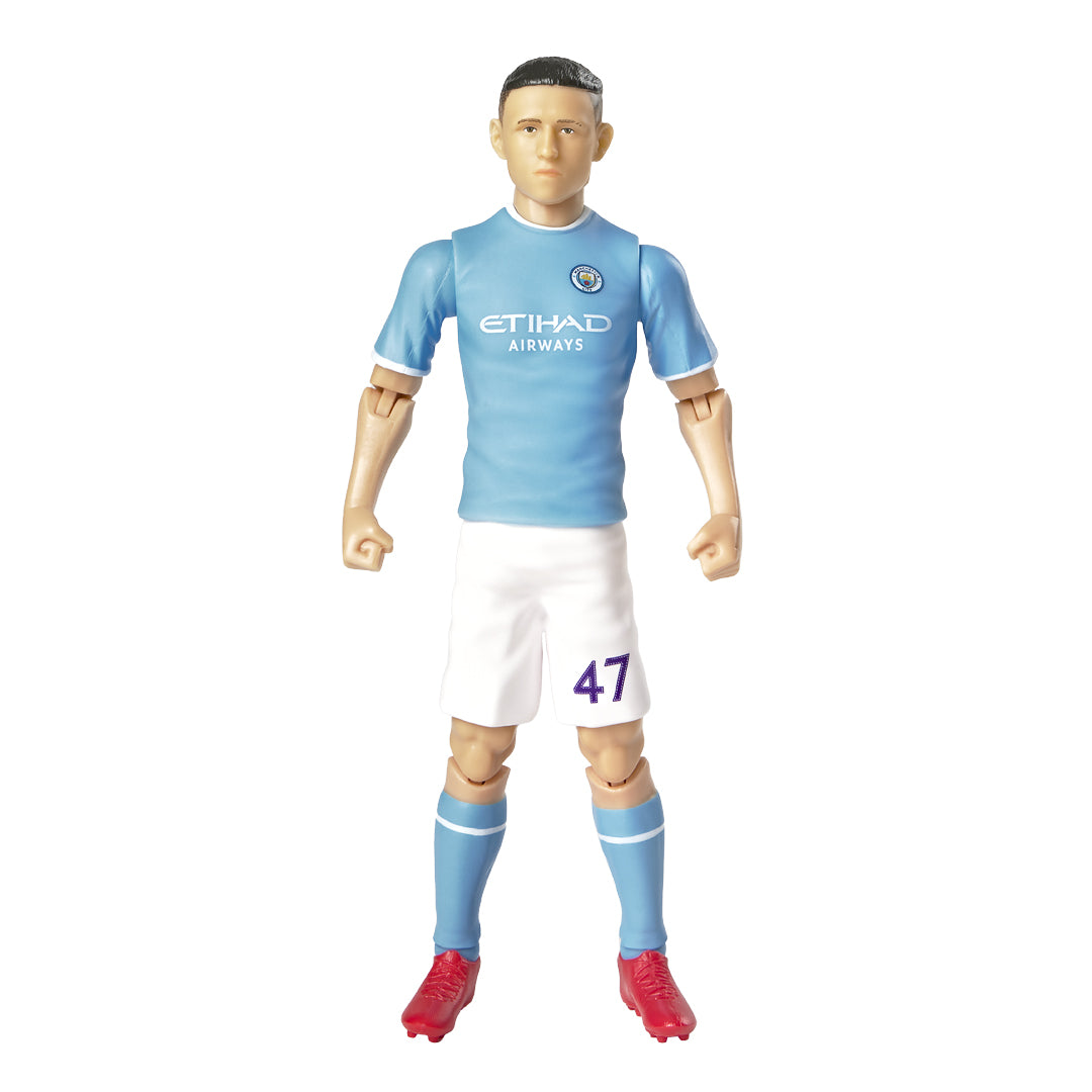 High - Quality Manchester City Phil Foden No. 8 Football Action Figure Collectible