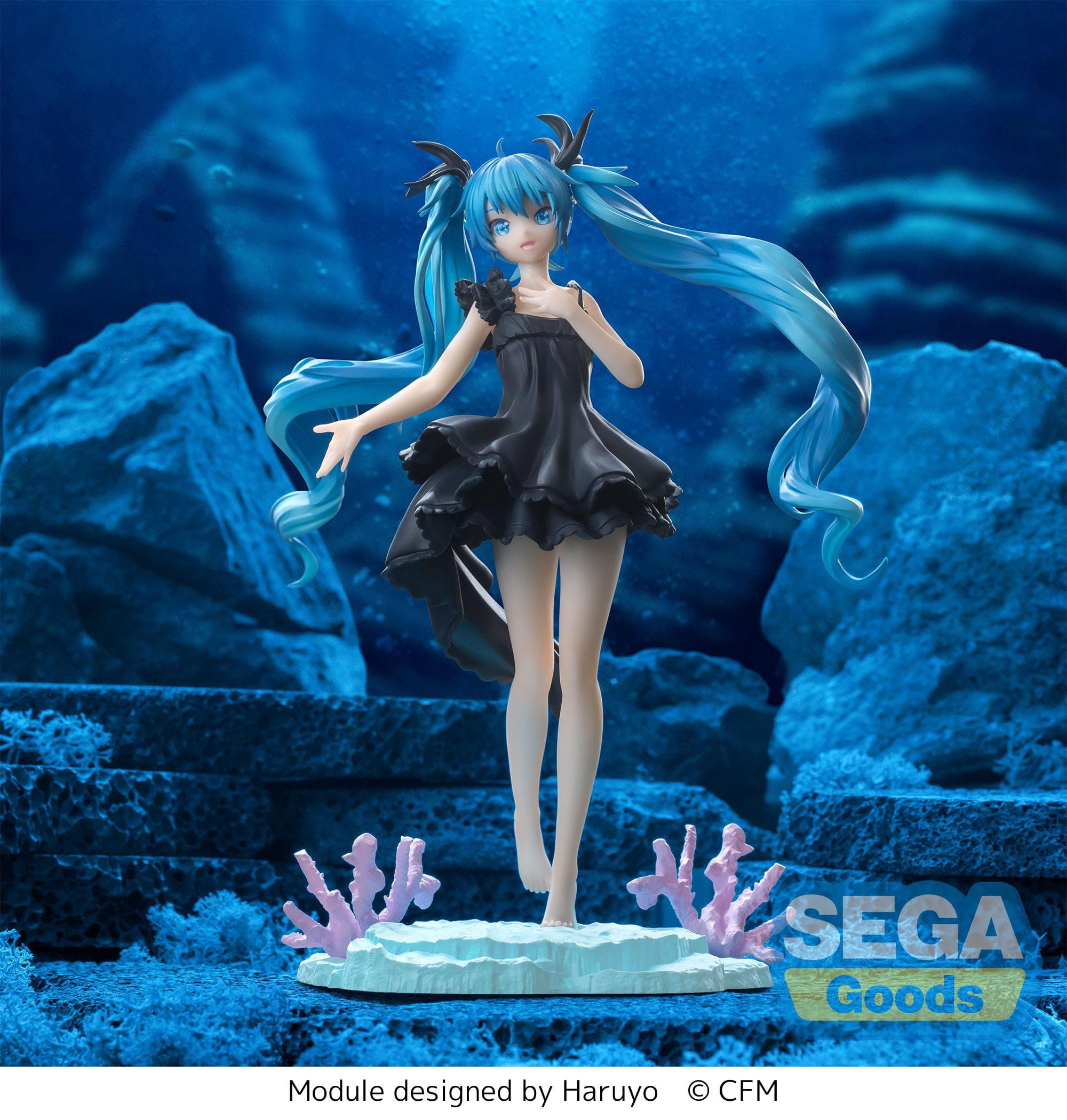 Hatsune Miku (Deep Sea Girl) Figure from Project DIVA MEGA 39's Luminasta Series