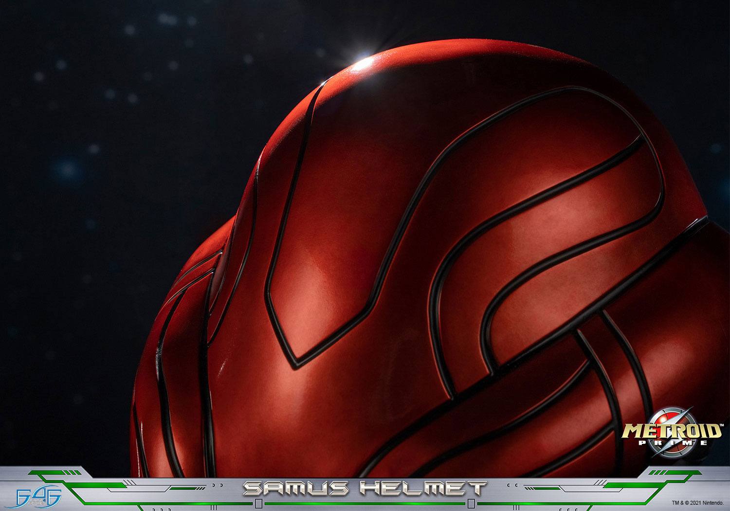 First4Figures Collectible Metroid Prime Samus Helmet Resin Statue