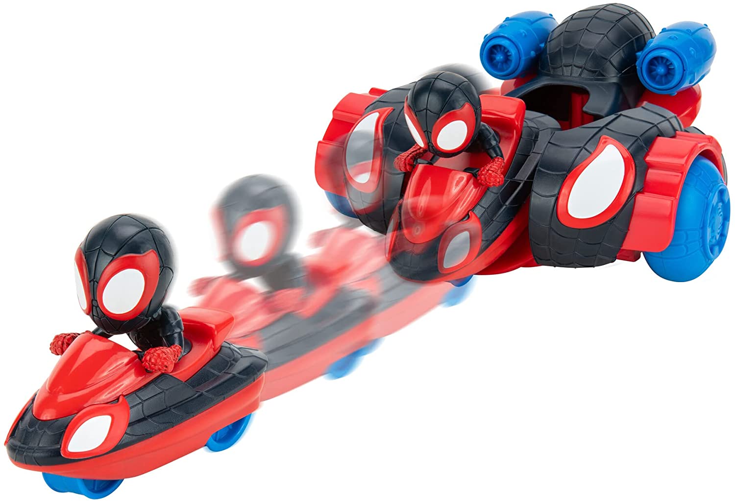 Marvel's Spidey and His Amazing Friends 2-in-1 Quick Shot Vehicle - Miles Morales Version