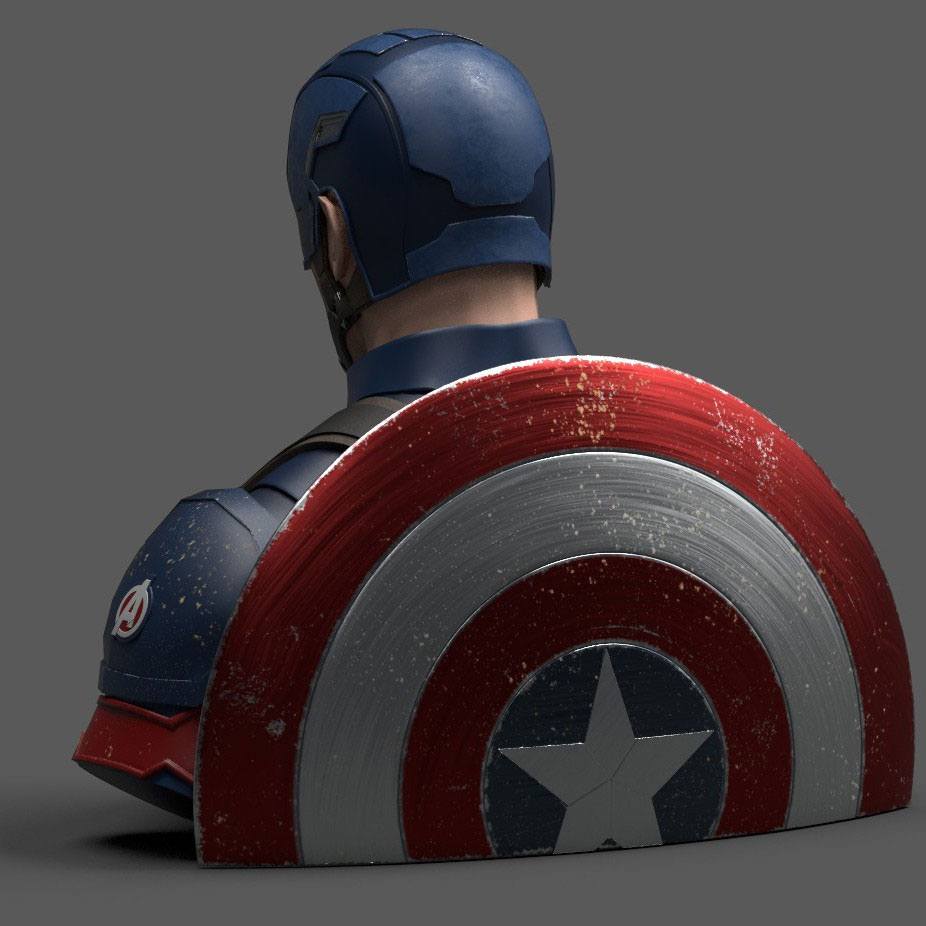 Collectible Marvel Comics Captain America Themed Coin Saving Bank