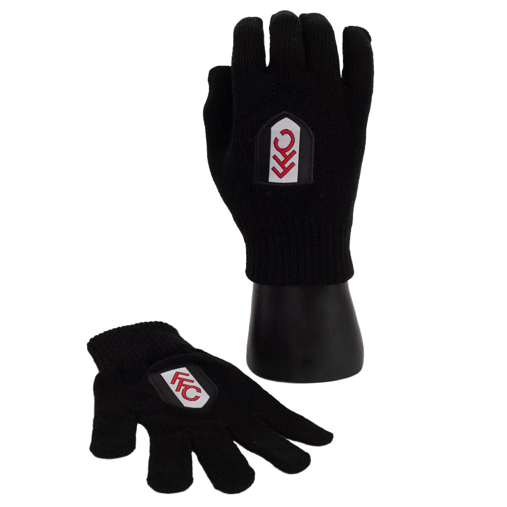 Junior Fulham Football Club Knitted Gloves for Children