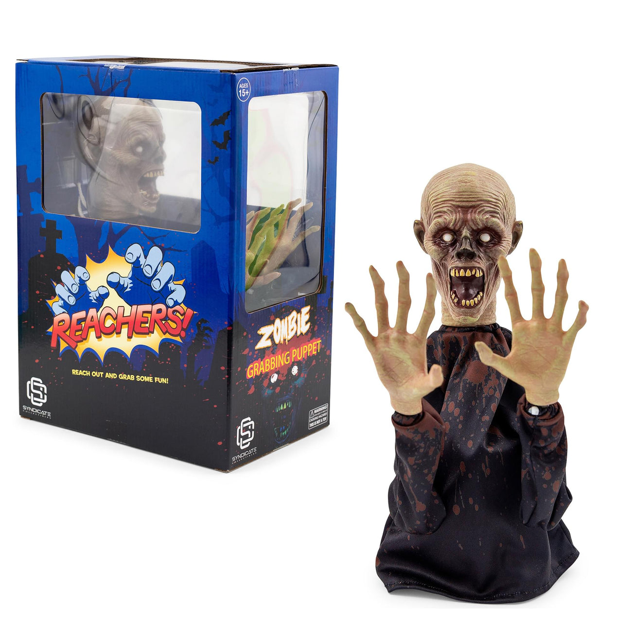 Exclusive Horror Reachers Series Zombie 13 Boxing Hand Puppet for Horror Enthusiasts
