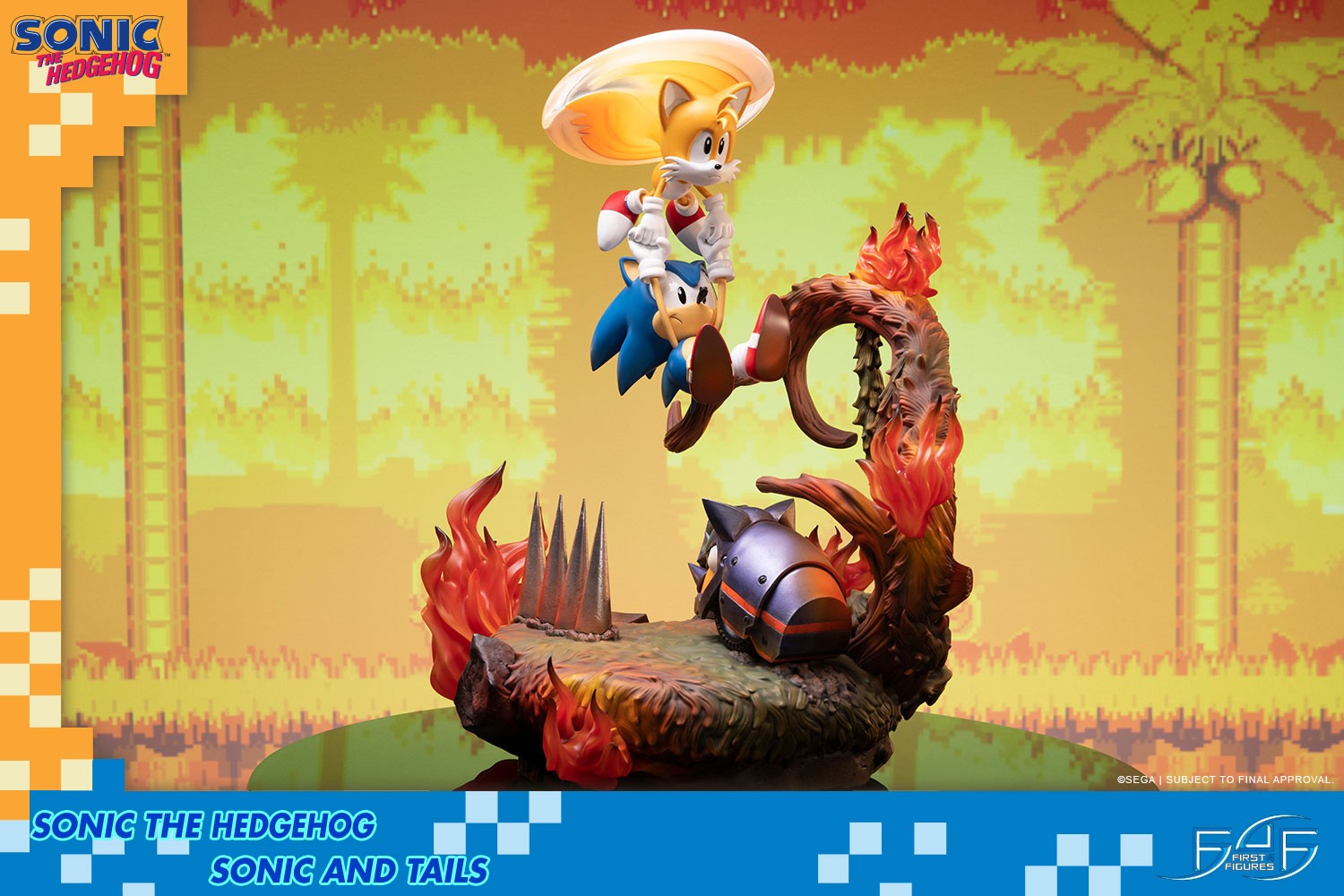 First4Figures Sonic & Tails Statue - Highly Detailed Collectible