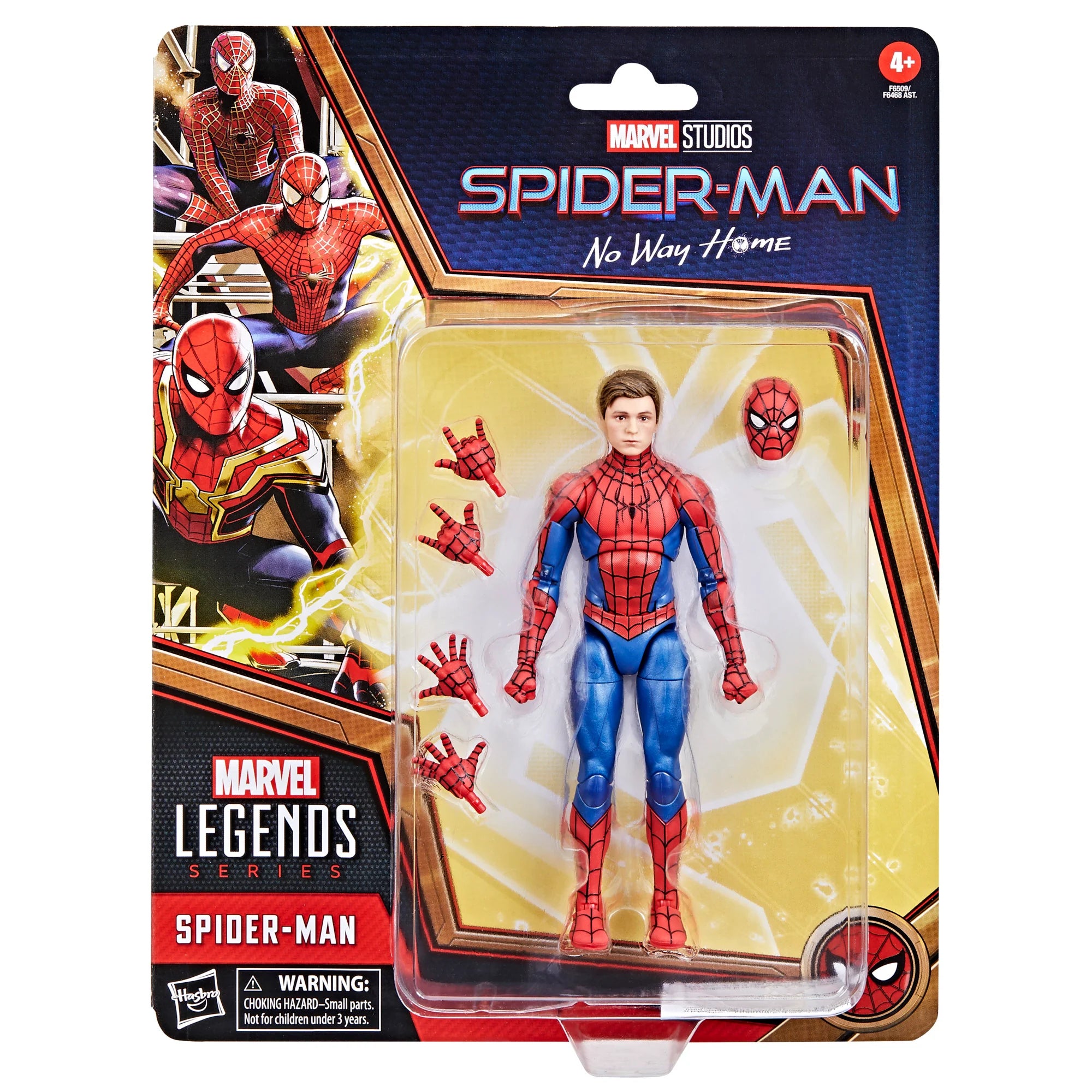 Hasbro Marvel Legends Collectible 6-Inch Scale Action Figure of Spider-Man from Marvel Studios’ Spider-Man: No Way Home Featuring Tom Holland