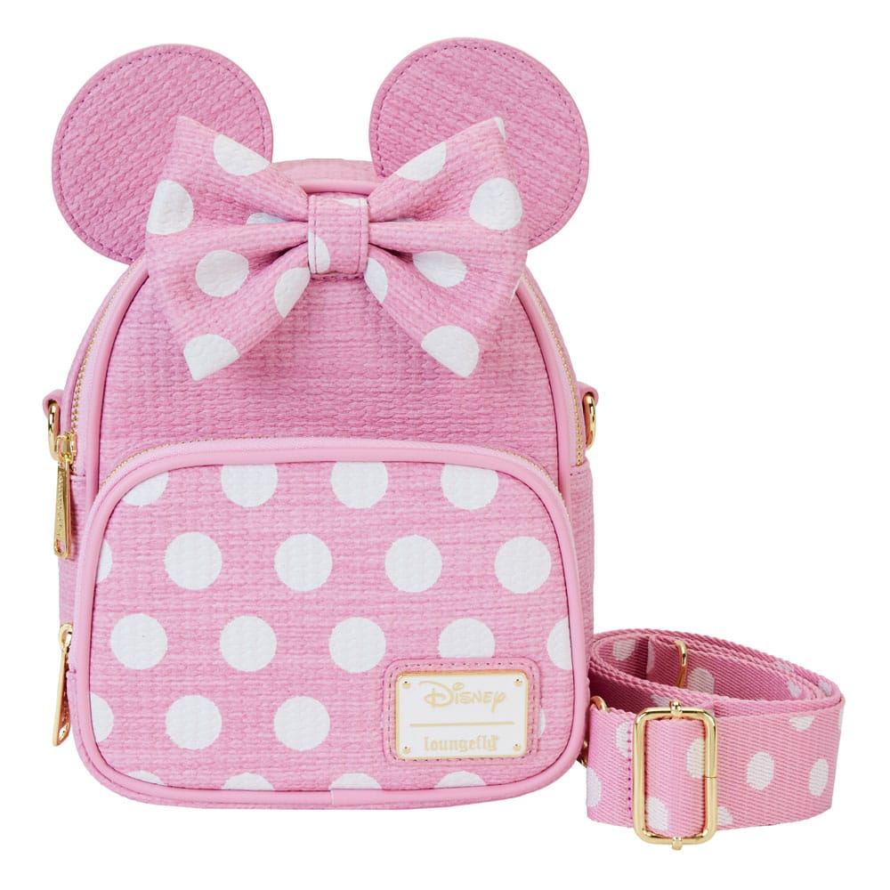 Loungefly Disney Mini Convertible Straw Bag Inspired by Minnie Mouse