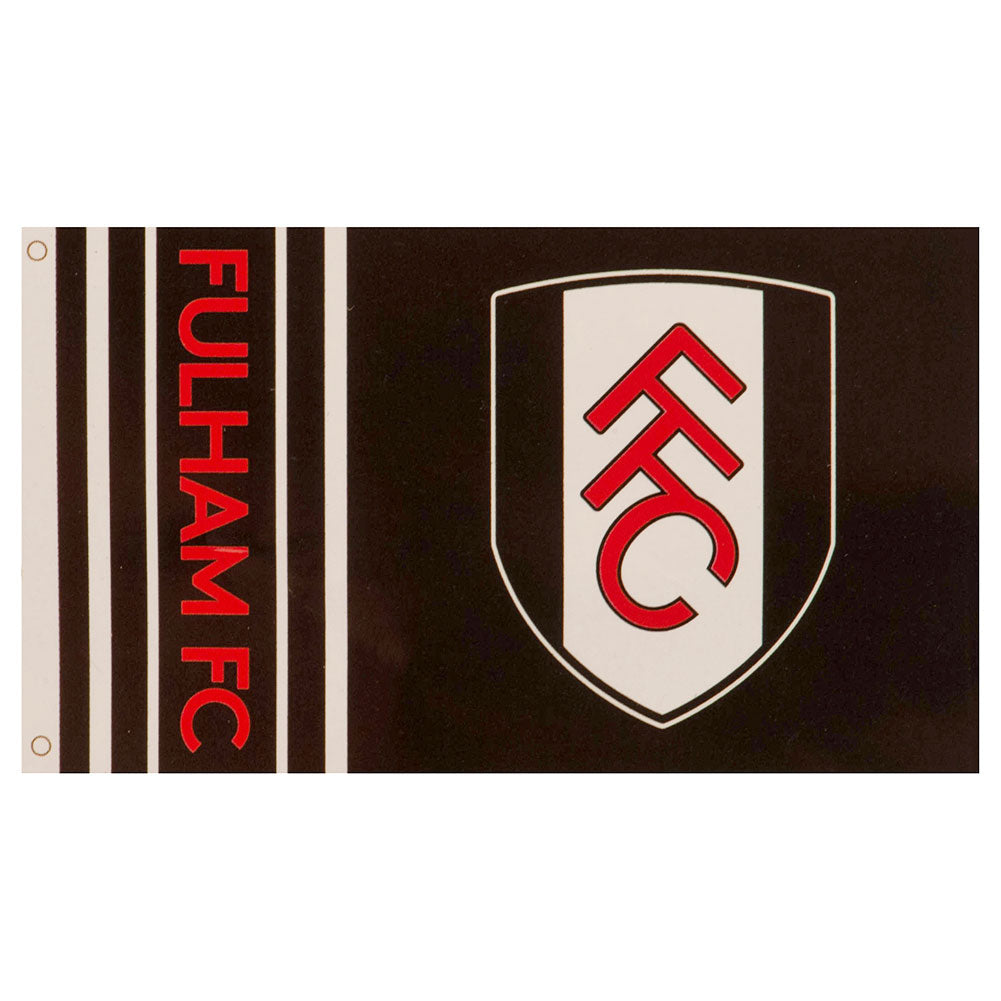 Large 100% Polyester Fulham FC Wordmark Decorative Flag for Wall Hanging