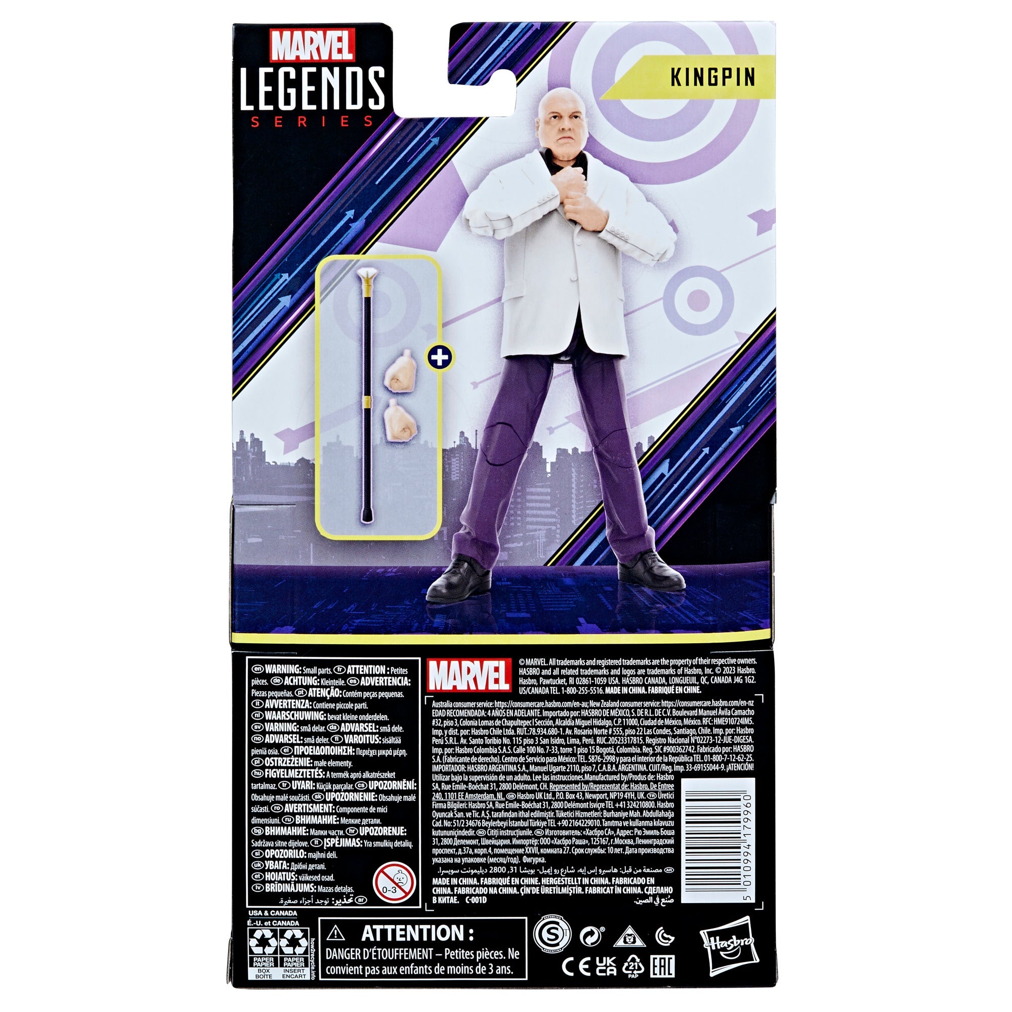 Hasbro 6-Inch Scale Marvel Legends Kingpin Detailed Action Figure