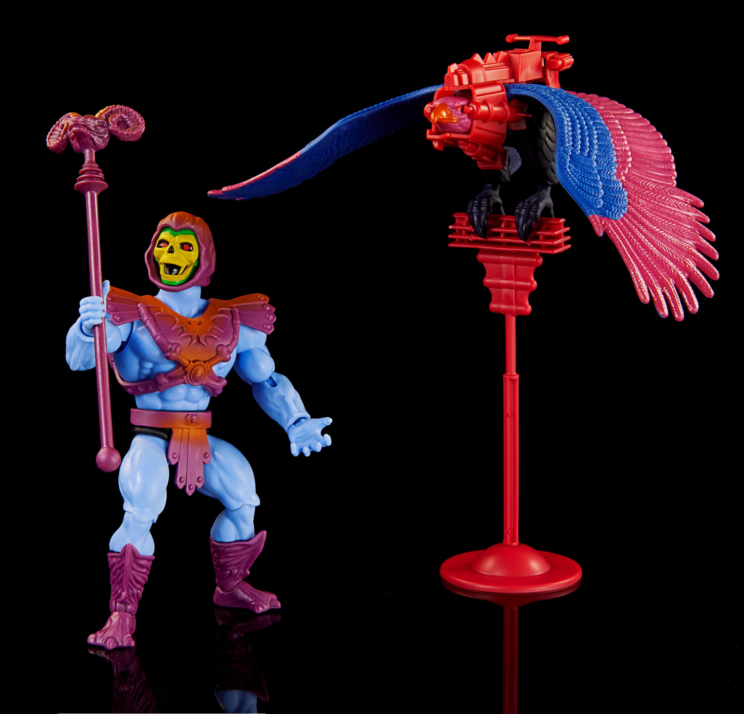 Masters of the Universe Origins: Skeletor & Screech 5.5-Inch Poseable Action Figure Two-Pack