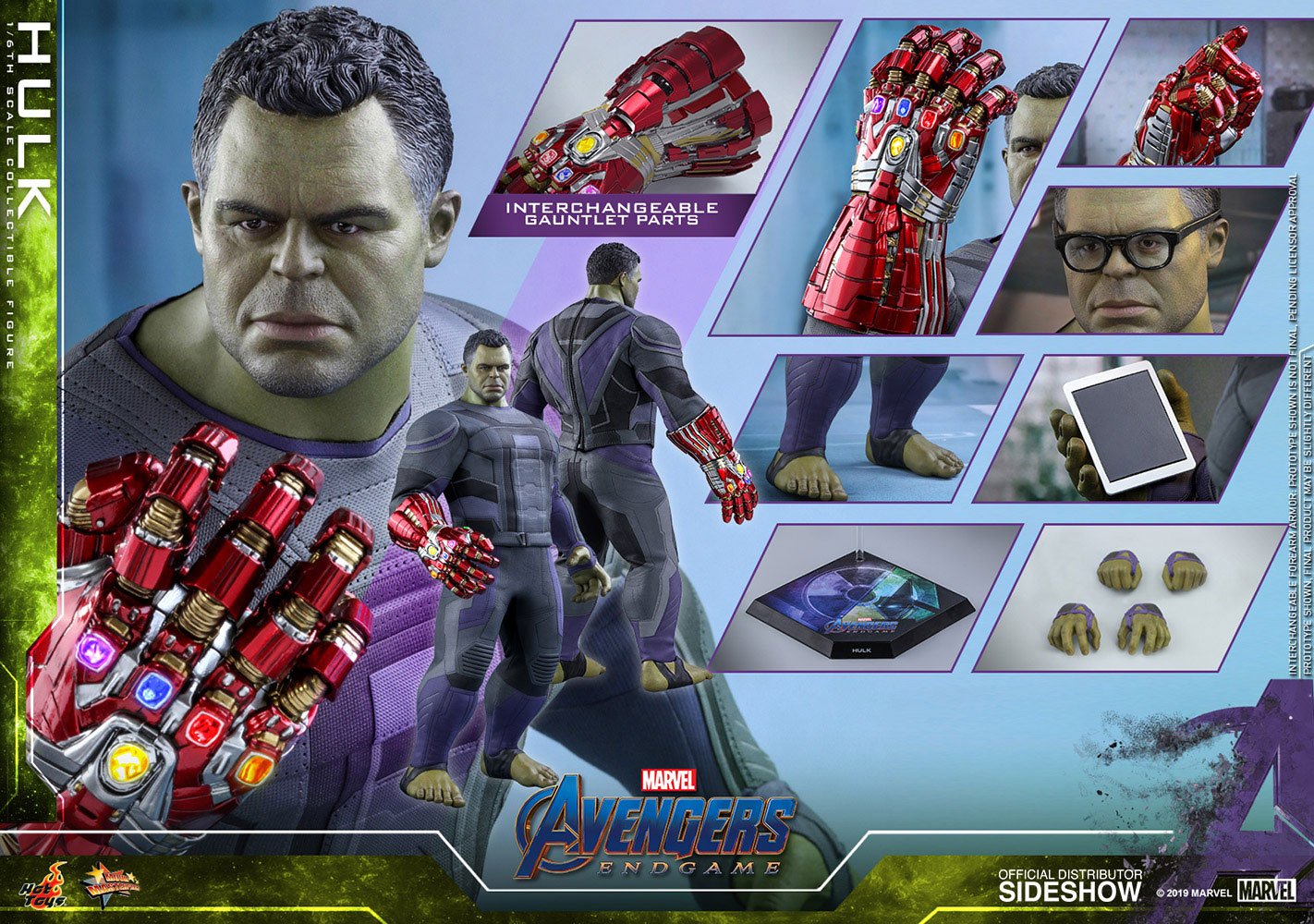 Hot Toys 1/6 Scale Avengers: Endgame Movie Masterpiece Hulk Action Figure
