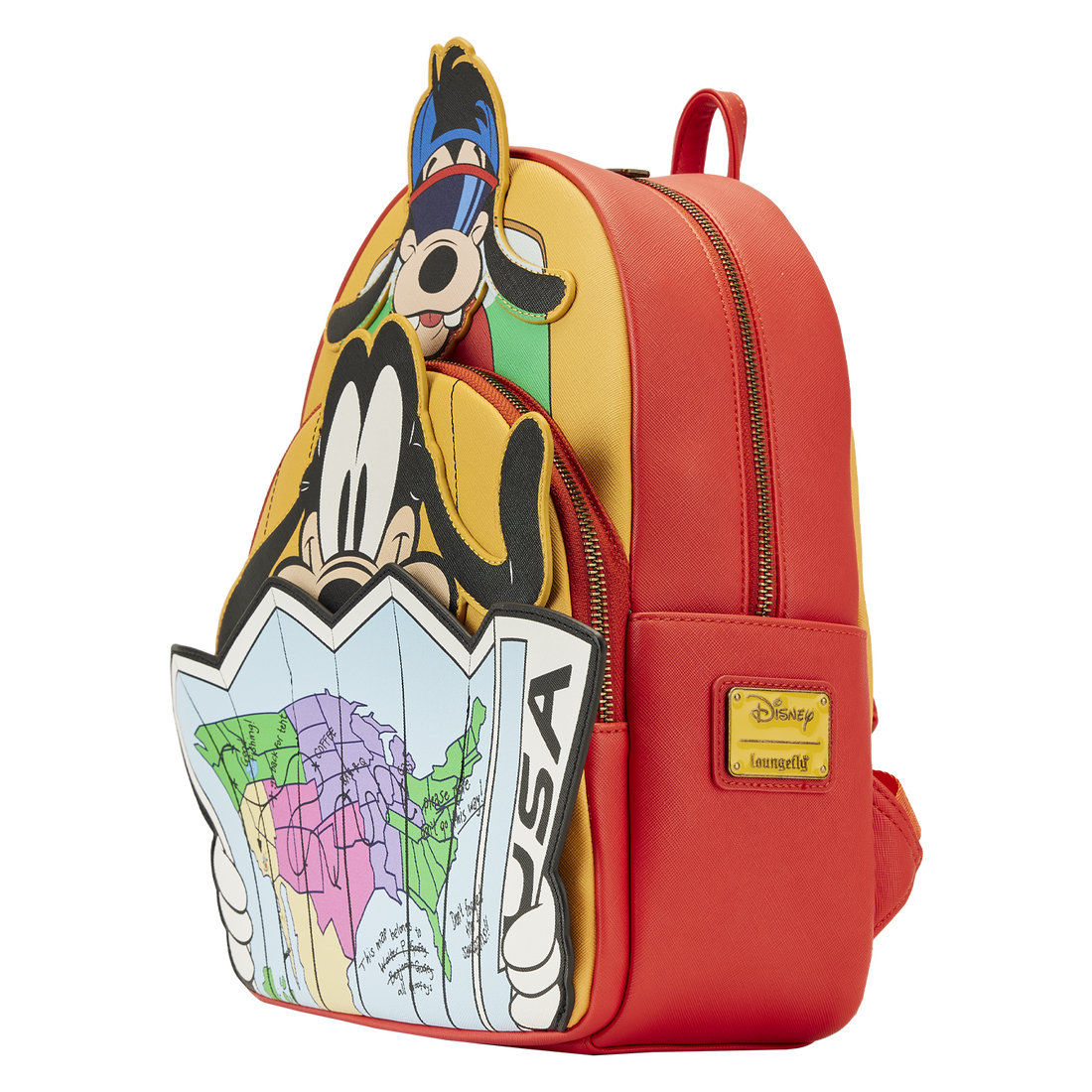 Loungefly Disney A Goofy Movie Road - Trip Adjustable Mini Backpack