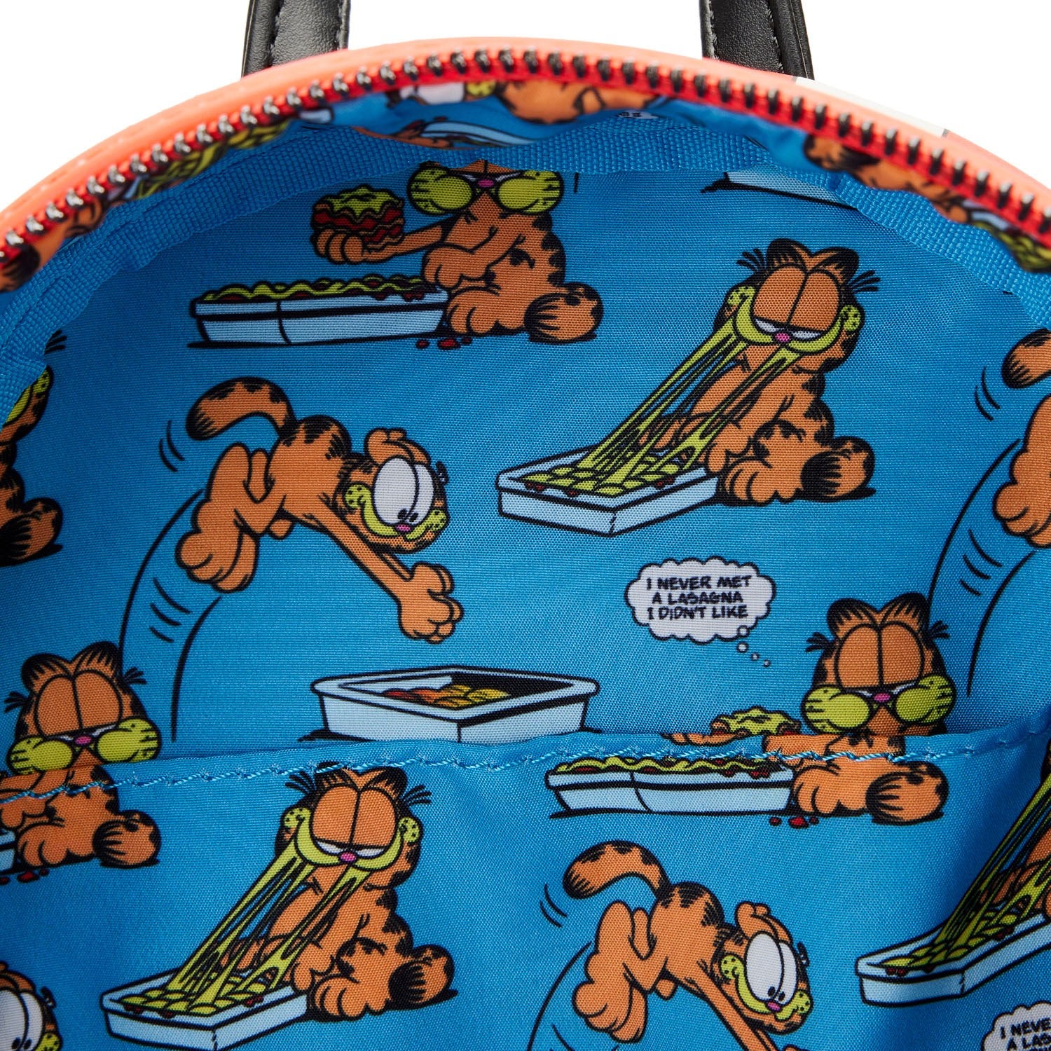 Loungefly Nickelodeon's Adorable Garfield Lasagna-themed Mini Backpack