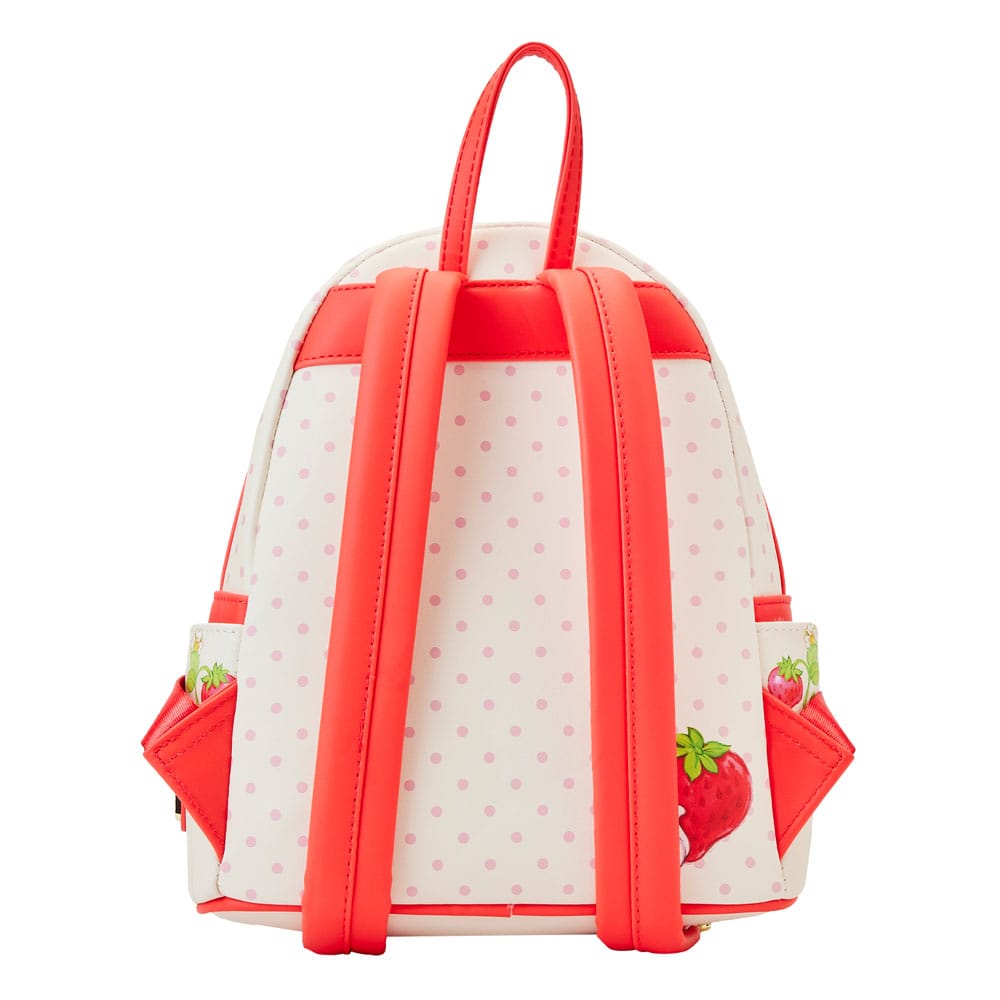Loungefly Strawberry Shortcake Themed Strawberry House Design Mini Backpack for Fashionable Outings