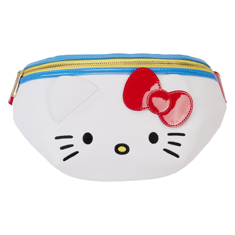 Loungefly Sanrio Hello Kitty 50th Anniversary Special Edition Cosplay Style Convertible Waist and Shoulder Belt Bag