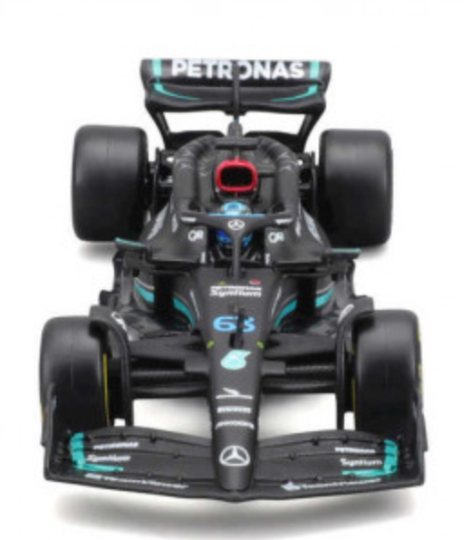 1:43 Scale Formula 1 Diecast Model of the 2023 Mercedes - AMG Petronas W14 Driven by George Russell, an Official Collectible