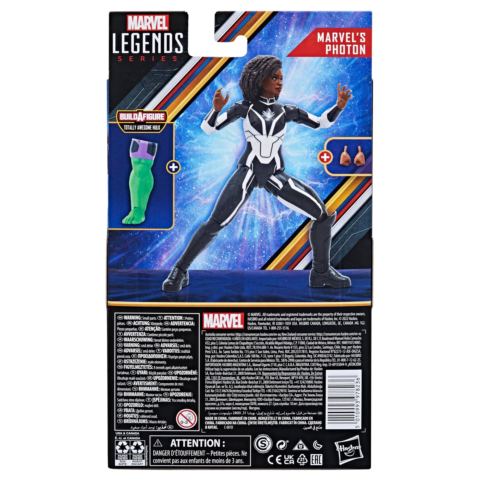 Marvel Legends Series Collectible The Marvels Monica Rambeau as Marvel’s Photon 6 - inch Action Figure for Fans and Collectors