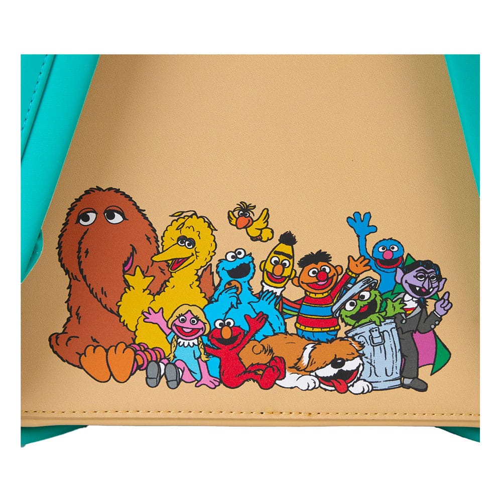 Loungefly Adorable Sesame Street Mini Backpack with Sunny Scene