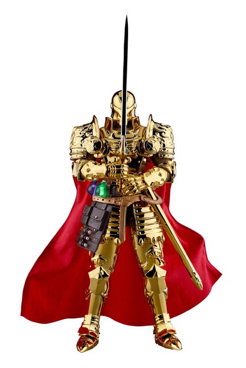Marvel Dynamic Action Heroes Collectible Figure - Medieval Knight Iron Man with Golden Armor, PX Previews Exclusive Edition
