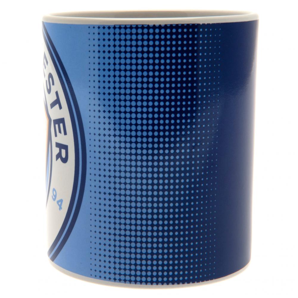 Manchester City Football Club Halftone Design Ceramic Coffee Mug