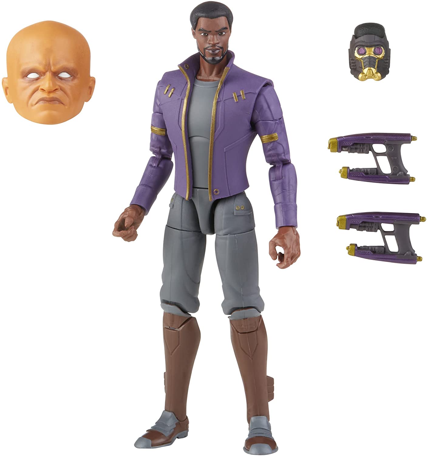 Hasbro 6-Inch Premium Marvel Legends Series What If T'Challa as Star-Lord Action Figure