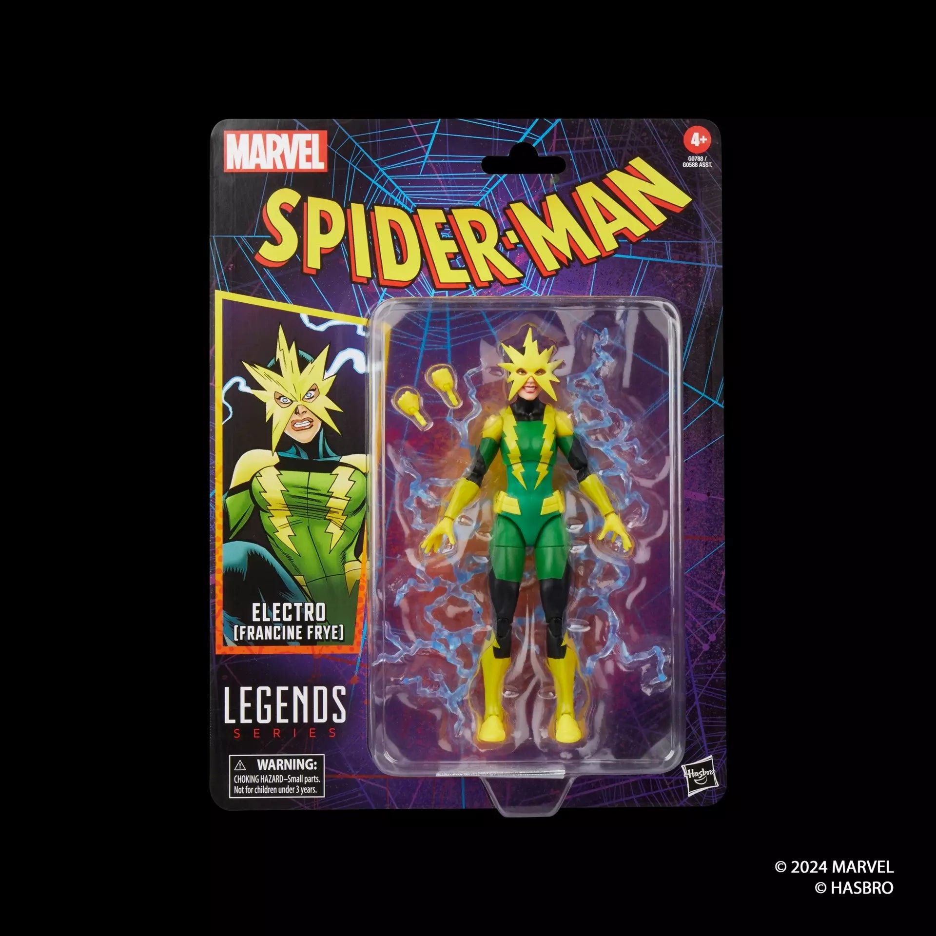 Hasbro 6-Inch Marvel Legends Series Electro (Francine Frye) Collectible Action Figure